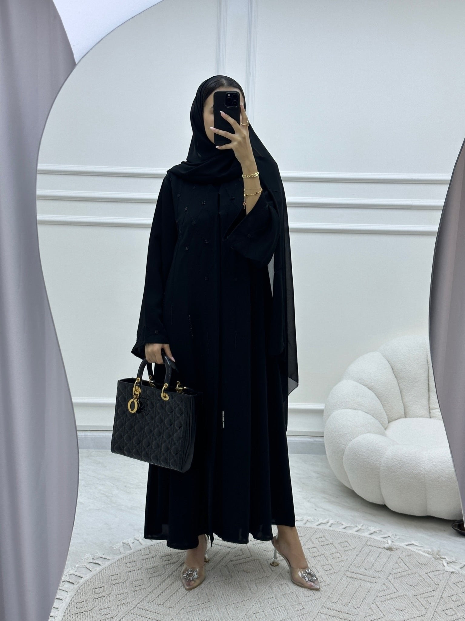 C Ramadan Black Eid Abaya 44