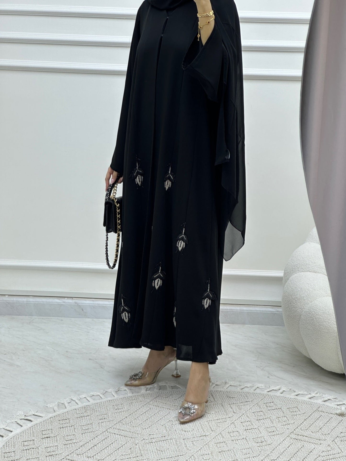 C Ramadan Black Eid Abaya 45