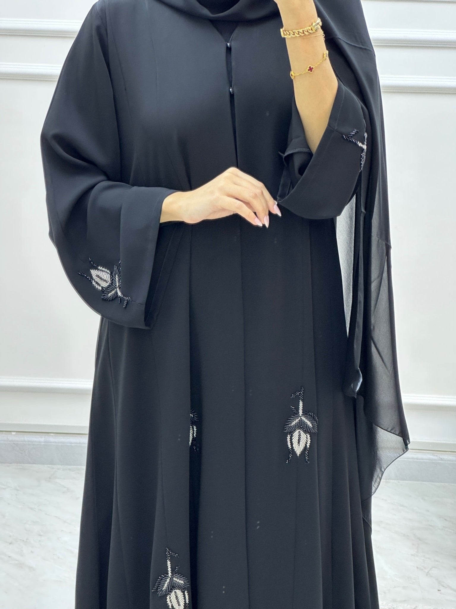 C Ramadan Black Eid Abaya 45