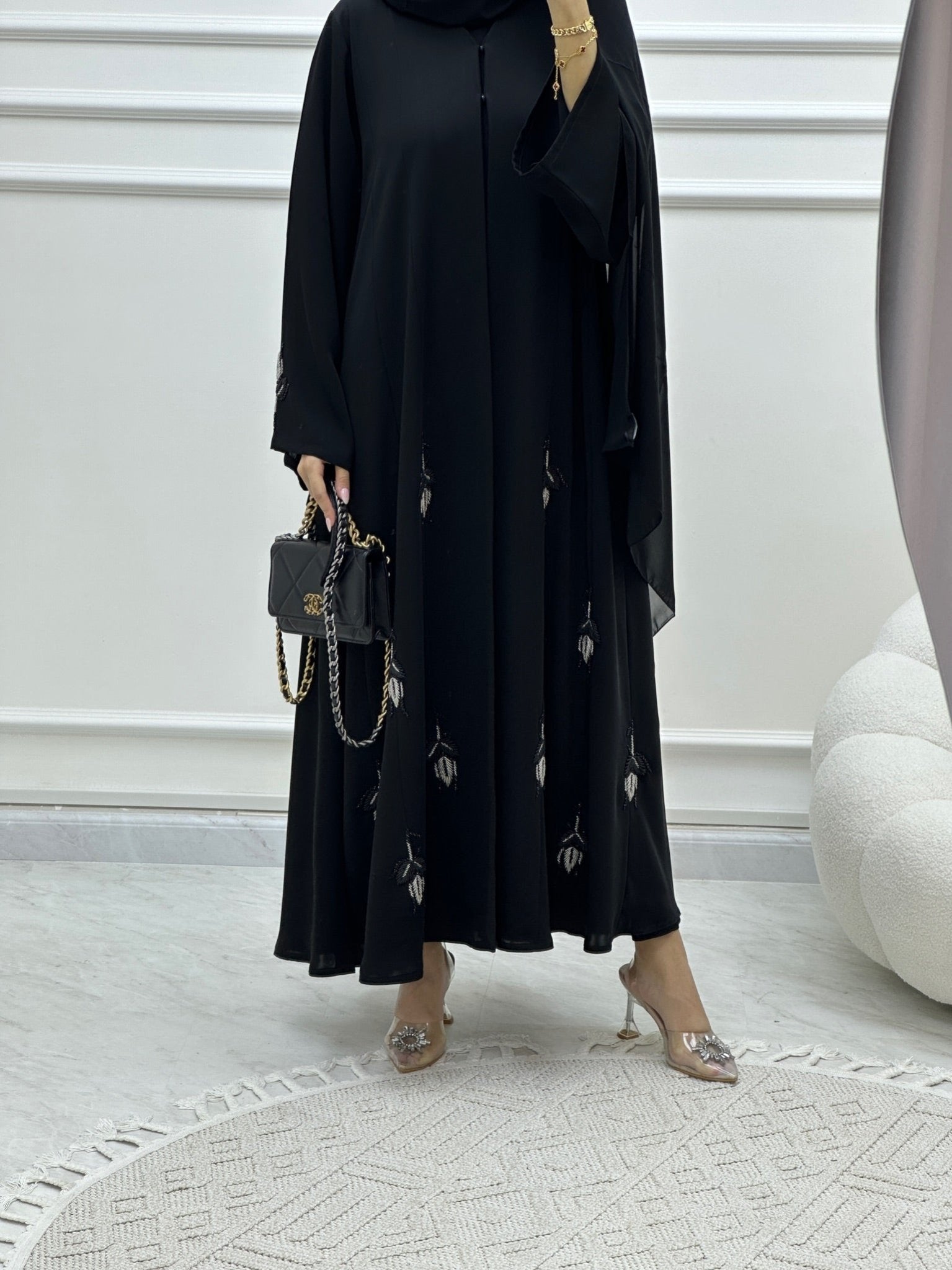 C Ramadan Black Eid Abaya 45