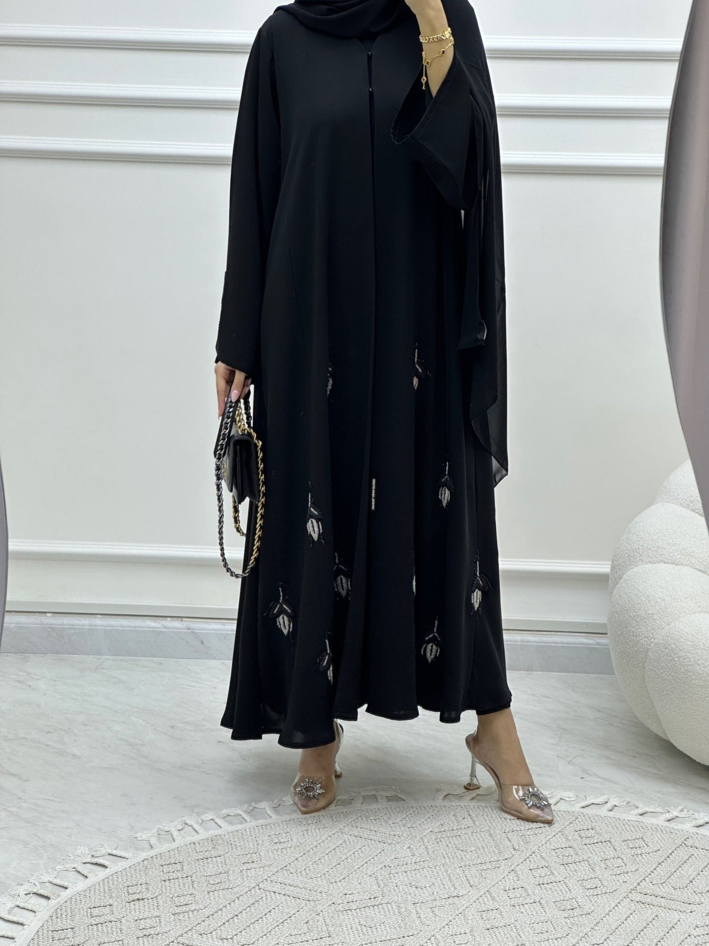 C Ramadan Black Eid Abaya 45