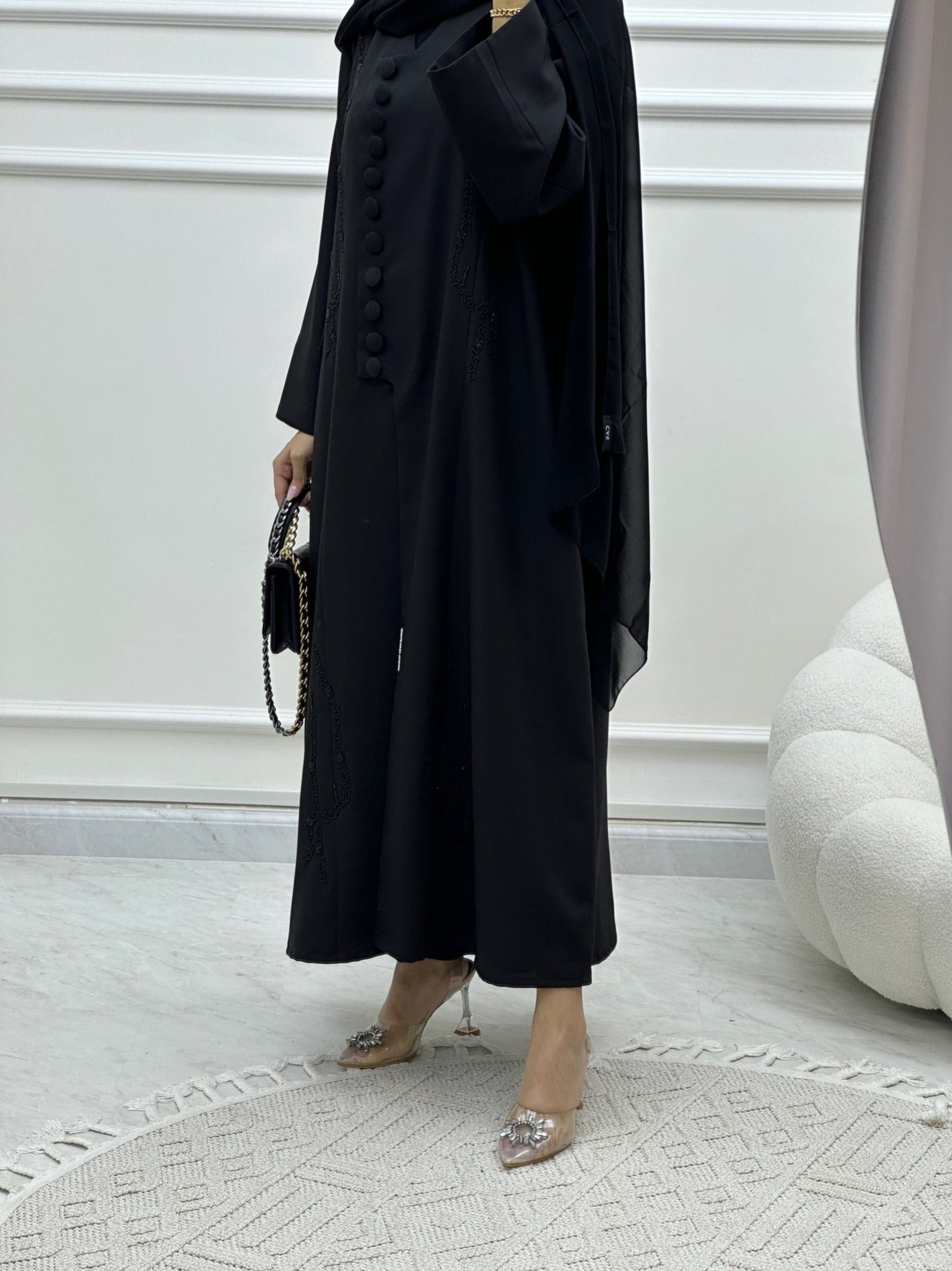 C Ramadan Black Eid Abaya 46