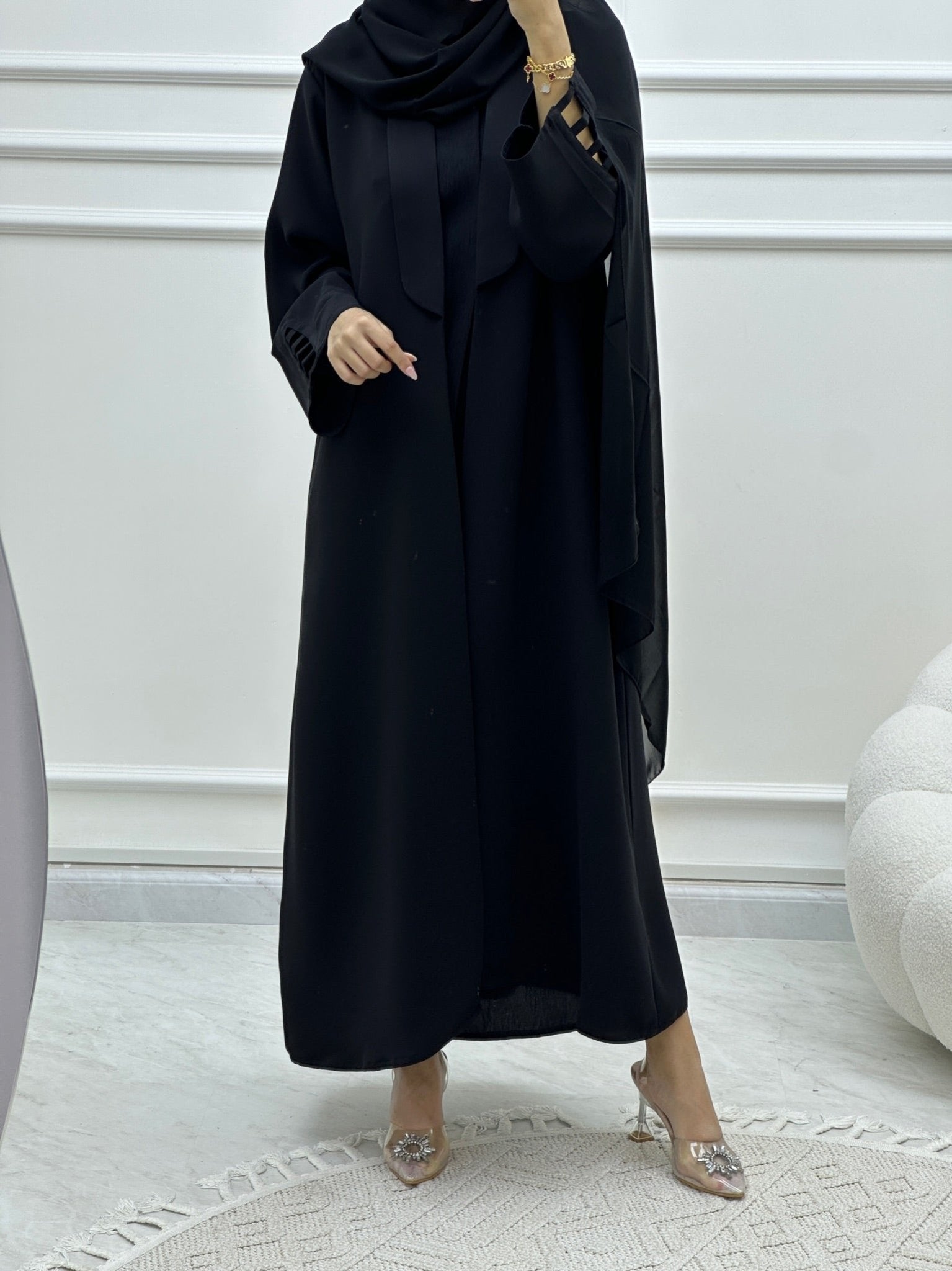 C Ramadan Black Eid Abaya 47