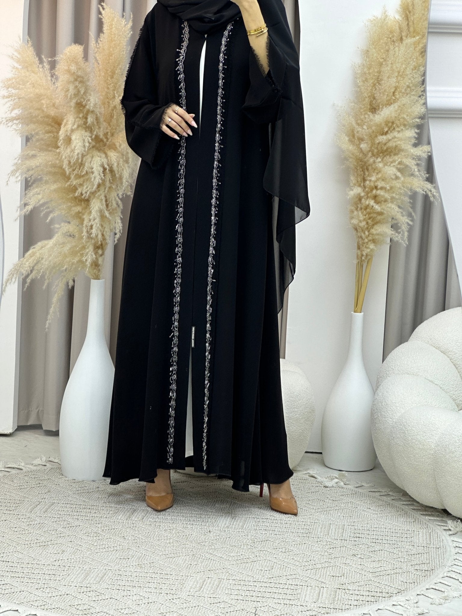 C Ramadan Black Eid Abaya 49