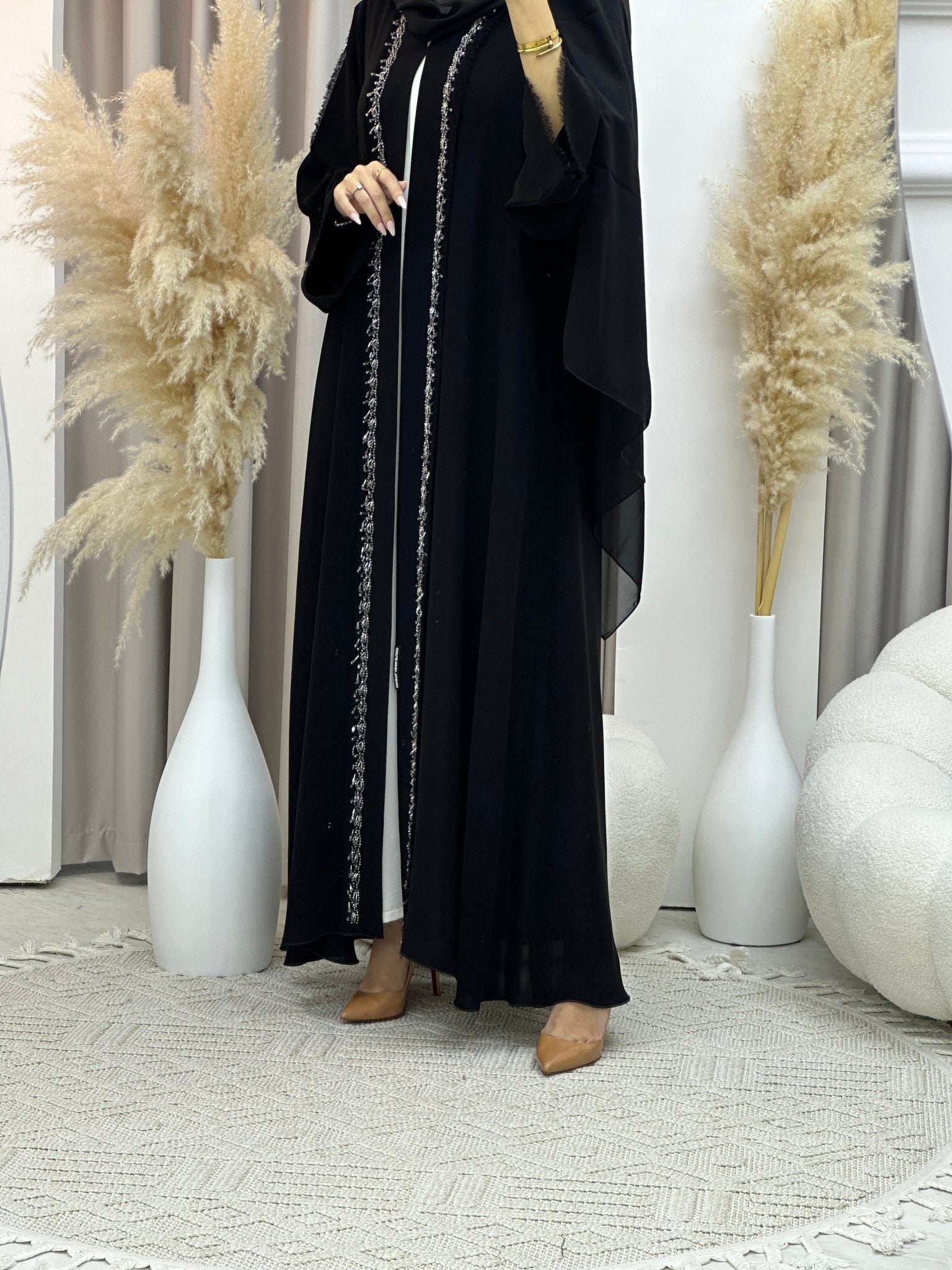 C Ramadan Black Eid Abaya 49