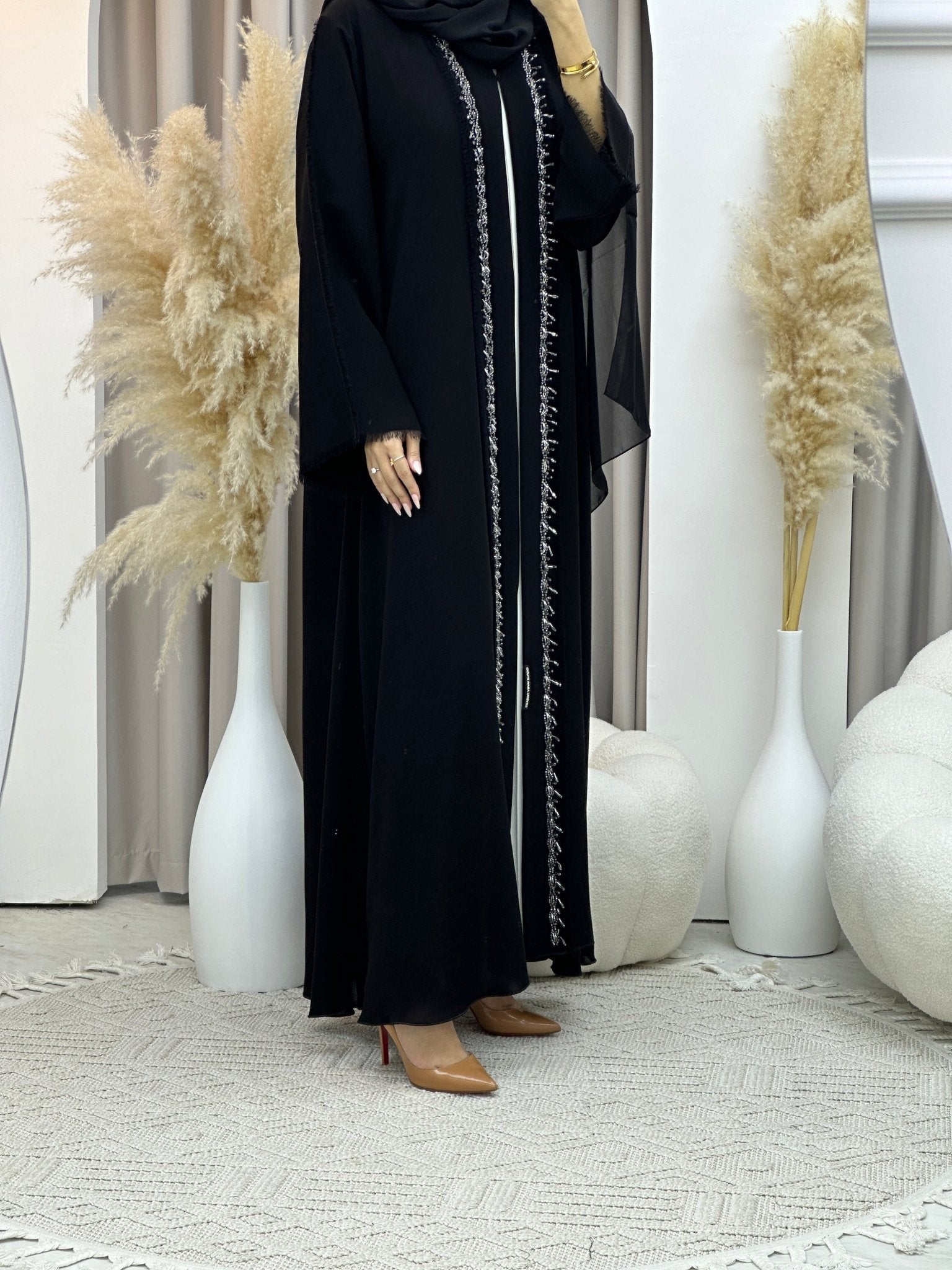 C Ramadan Black Eid Abaya 49