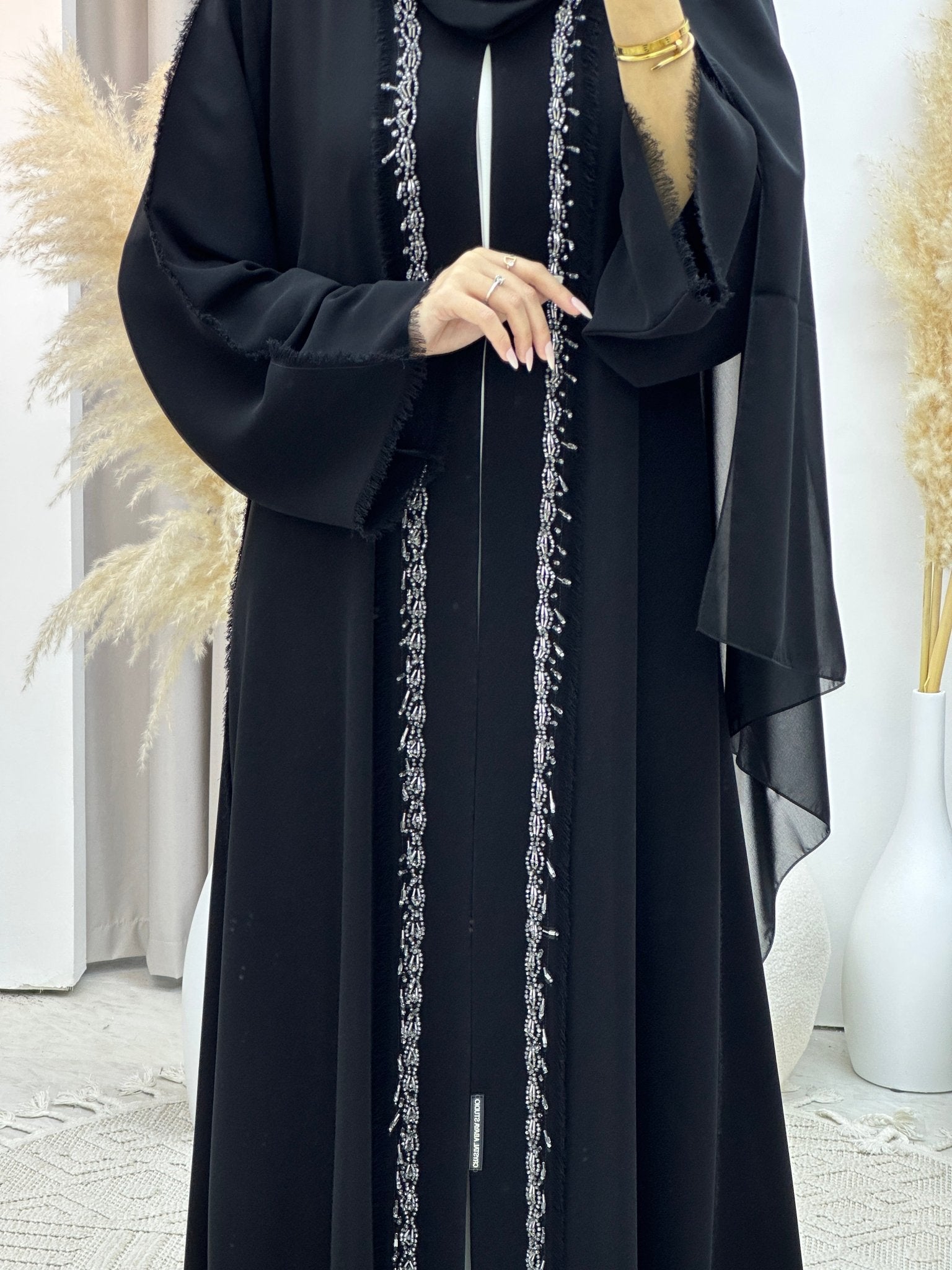 C Ramadan Black Eid Abaya 49