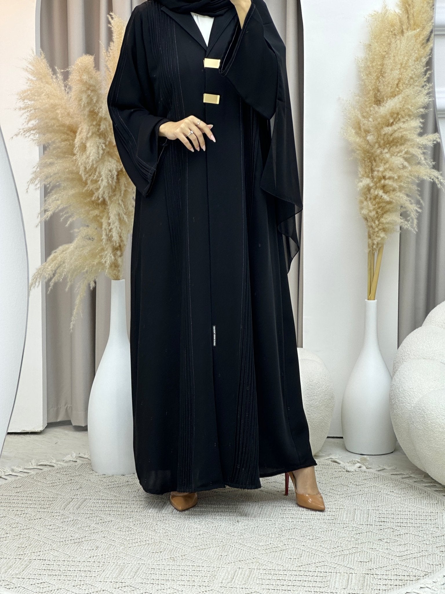 C Ramadan Black Eid Abaya 50