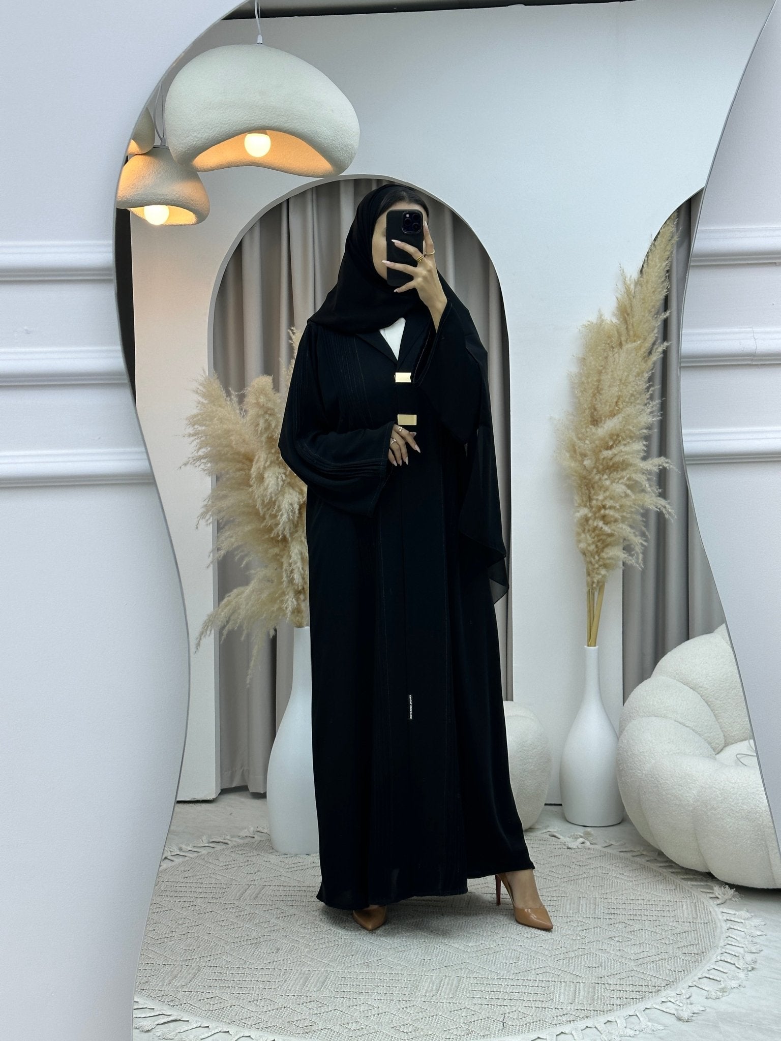 C Ramadan Black Eid Abaya 50