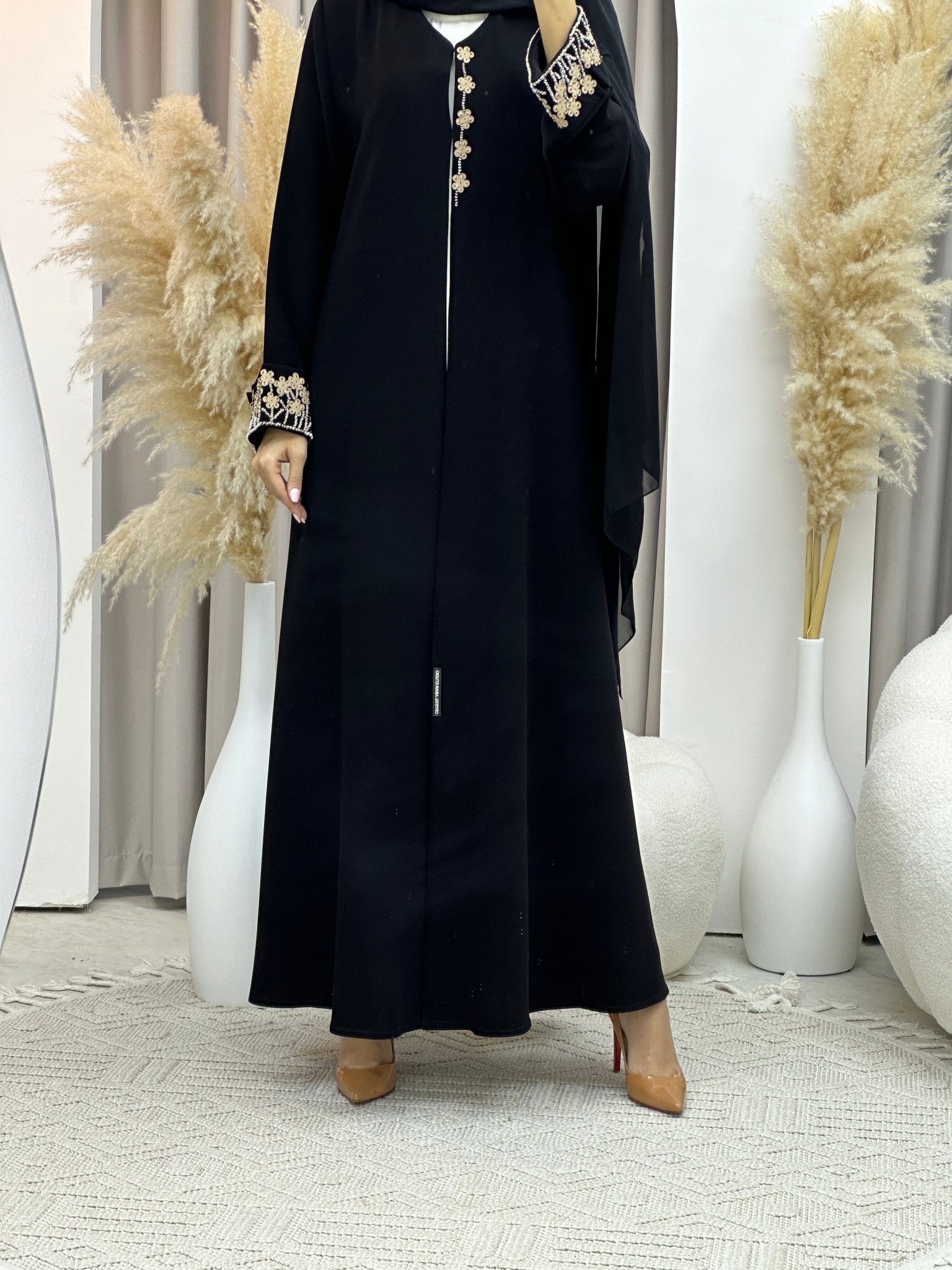 C Ramadan Black Eid Abaya 51