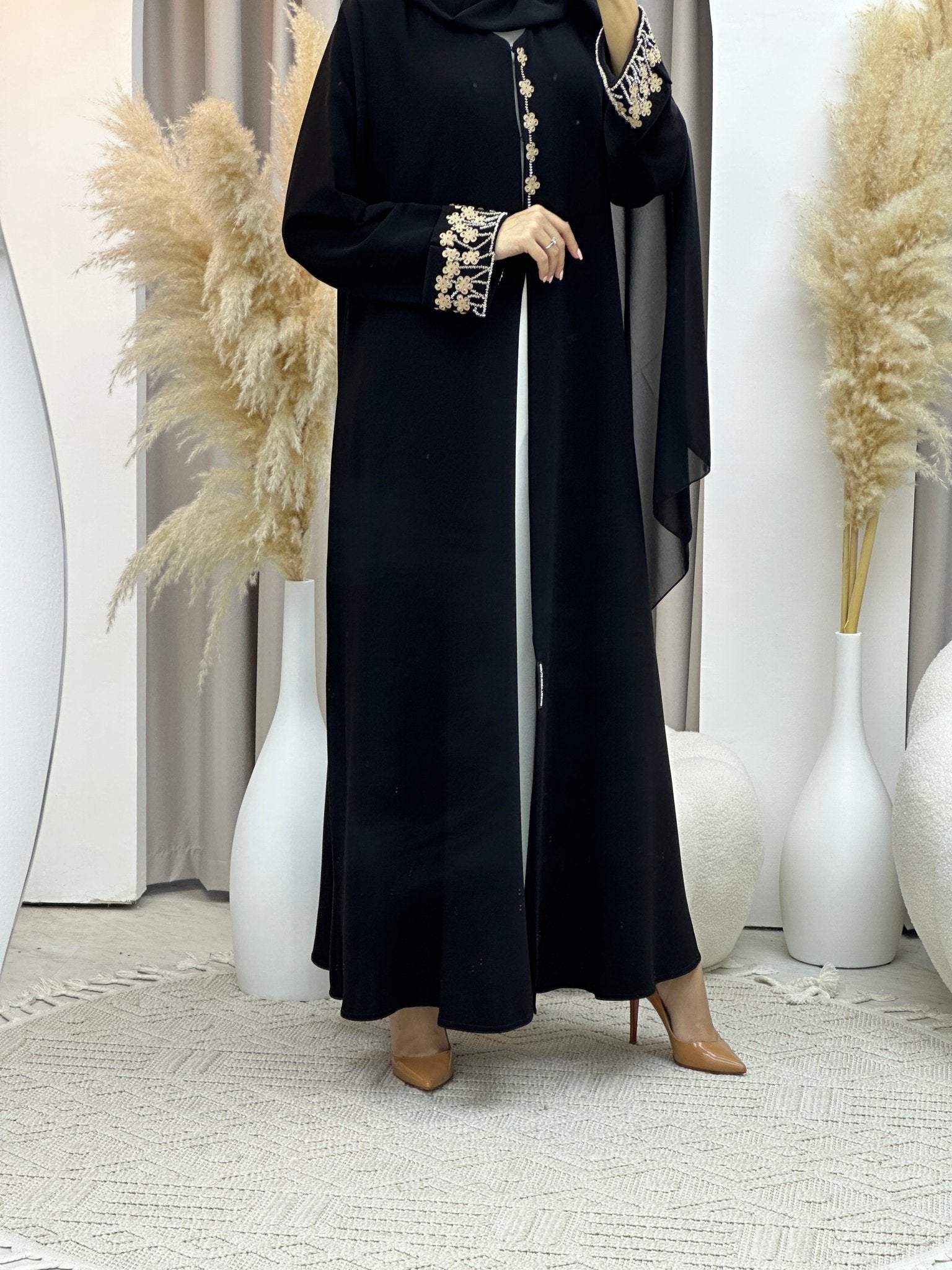 C Ramadan Black Eid Abaya 51