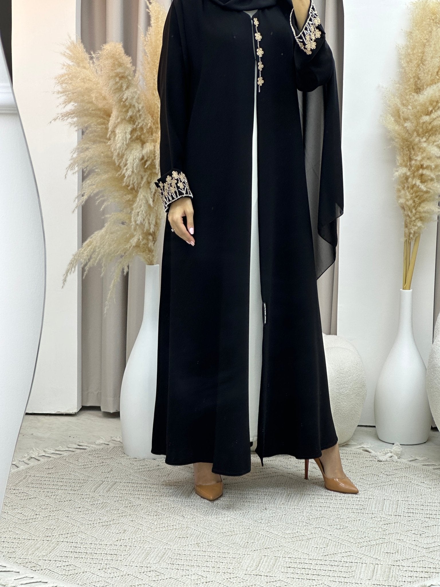 C Ramadan Black Eid Abaya 51