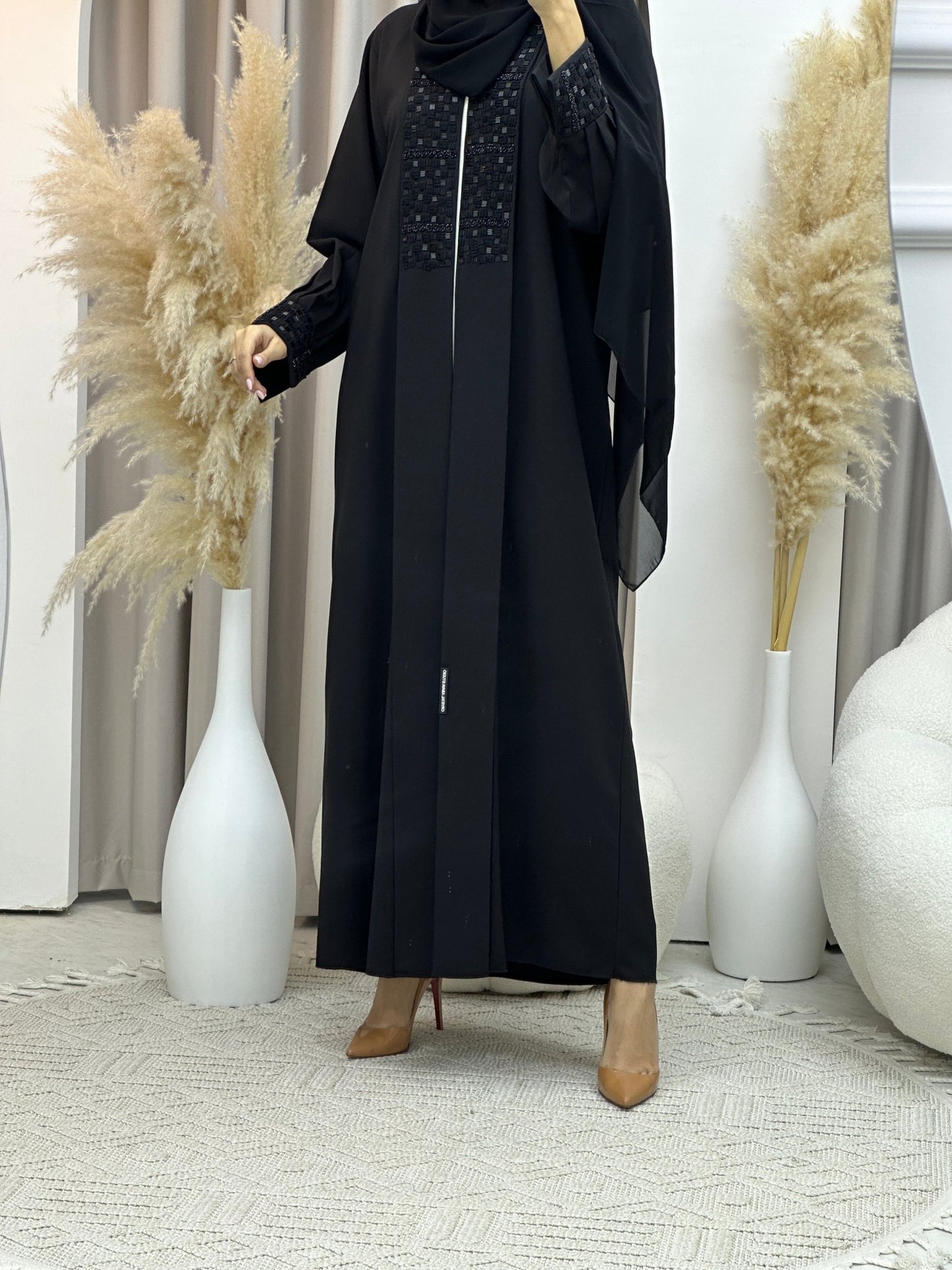 C Ramadan Black Eid Abaya 53