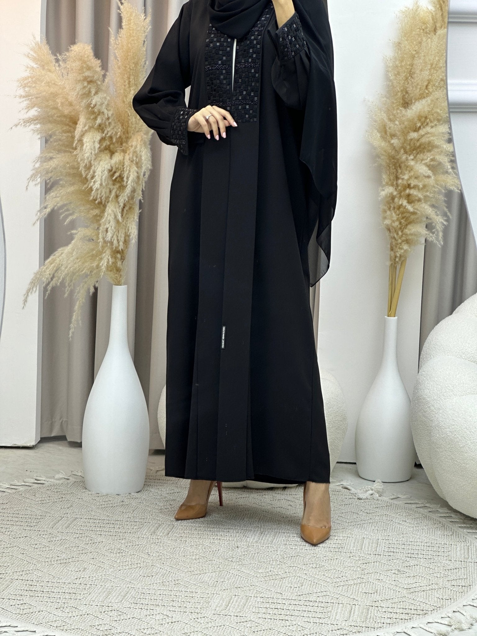 C Ramadan Black Eid Abaya 53