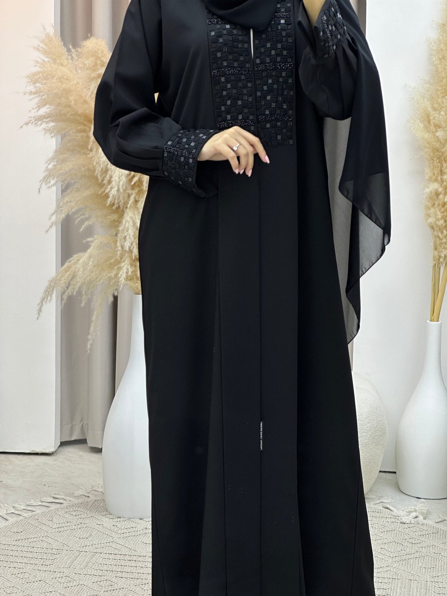 C Ramadan Black Eid Abaya 53