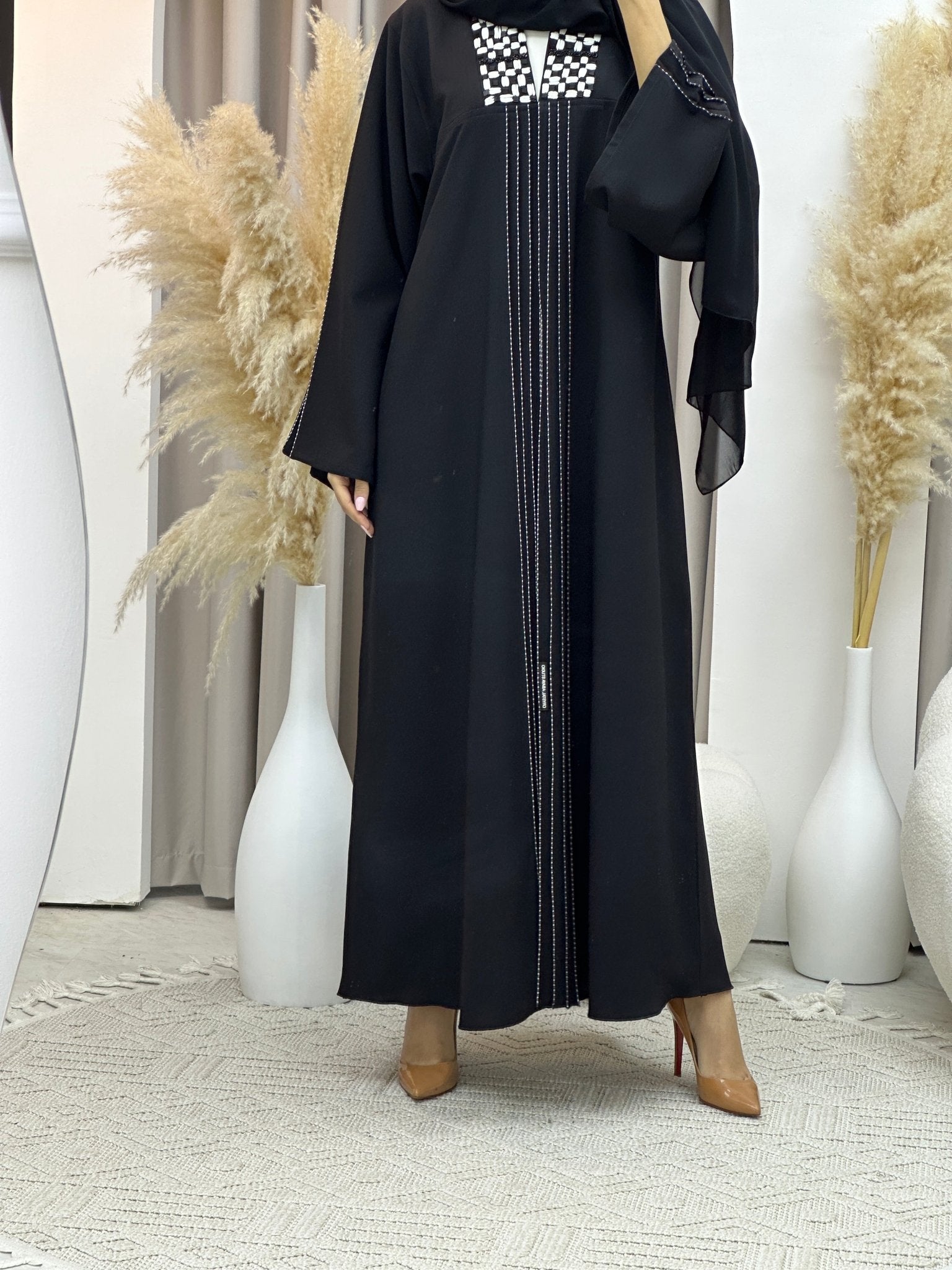 C Ramadan Black Eid Abaya 54