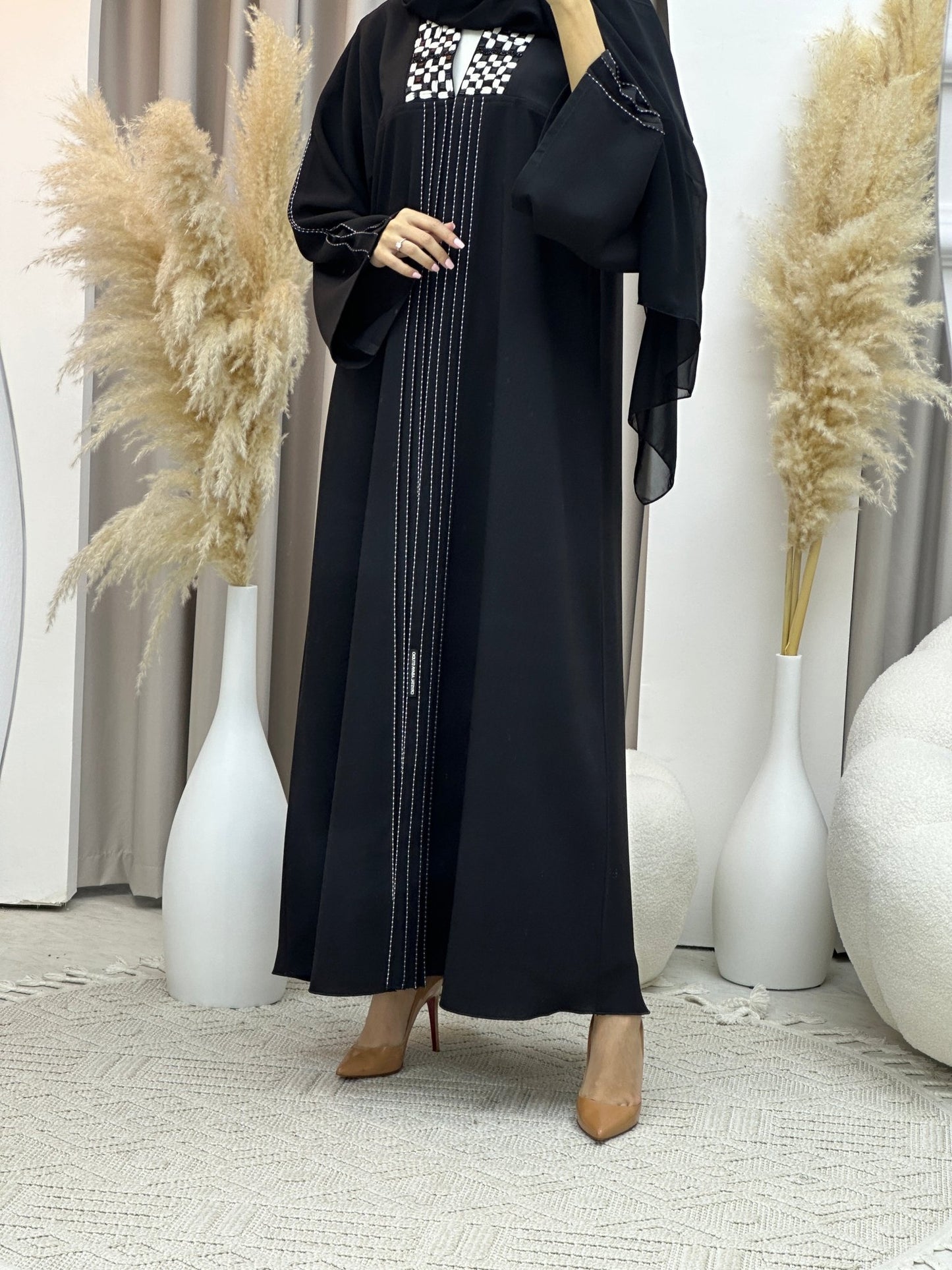 C Ramadan Black Eid Abaya 54