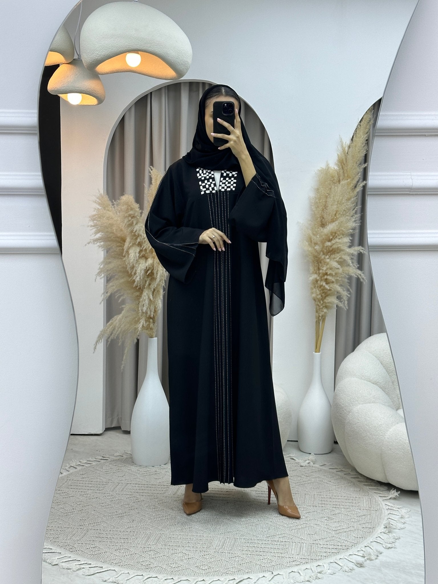 C Ramadan Black Eid Abaya 54