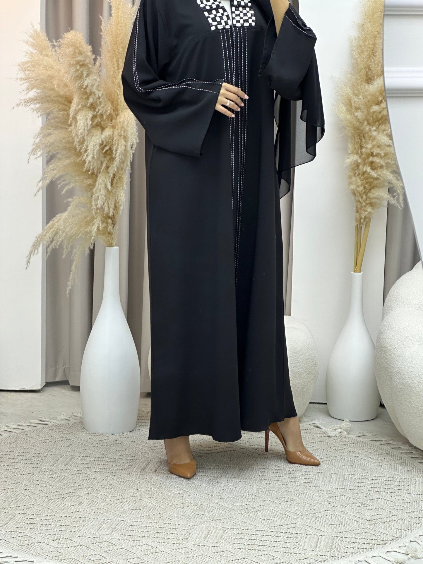 C Ramadan Black Eid Abaya 54