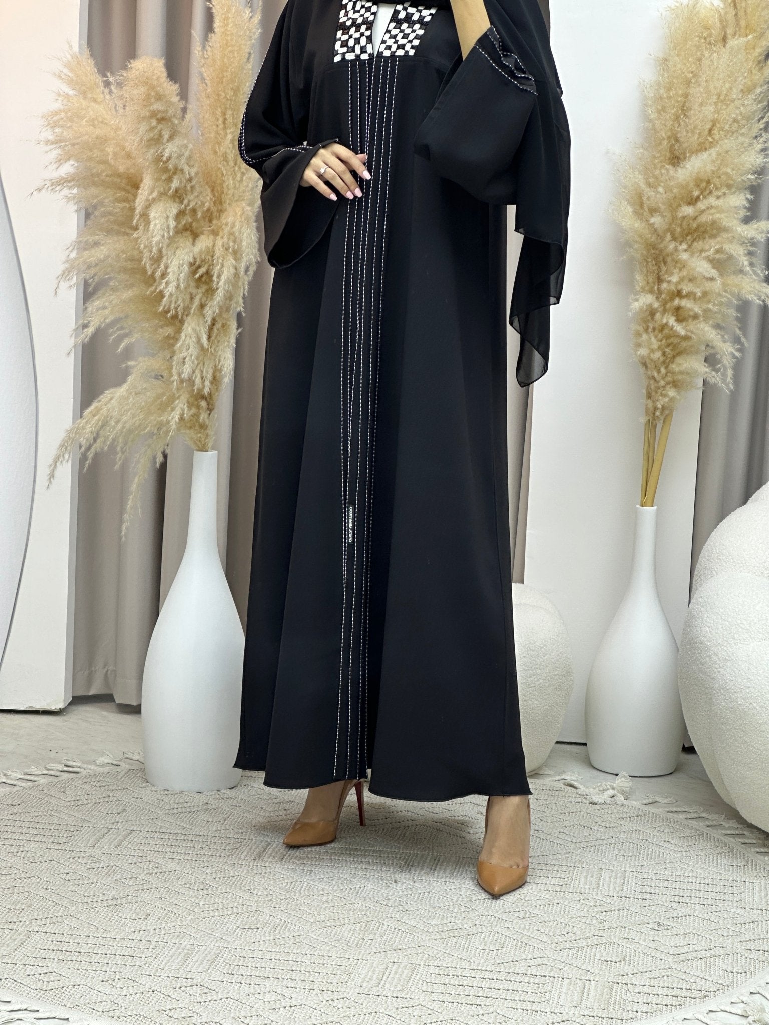 C Ramadan Black Eid Abaya 54