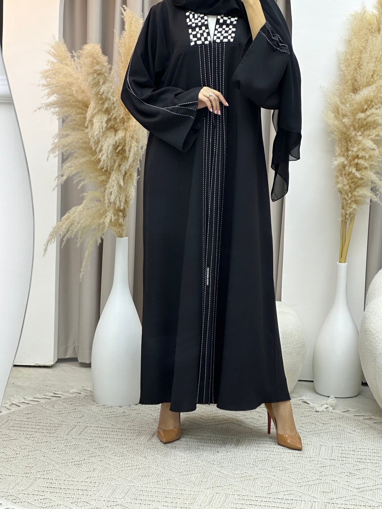 C Ramadan Black Eid Abaya 54