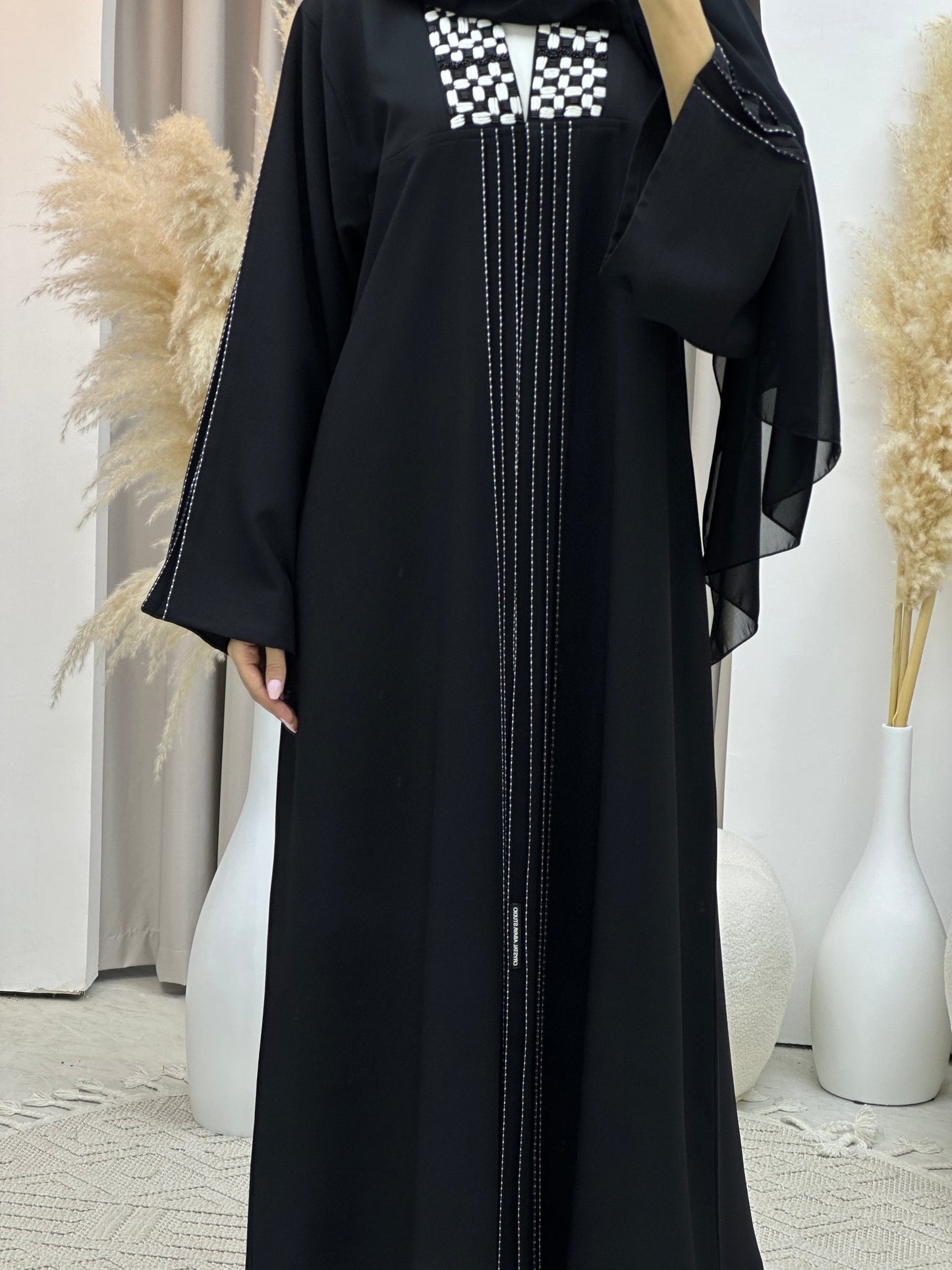 C Ramadan Black Eid Abaya 54