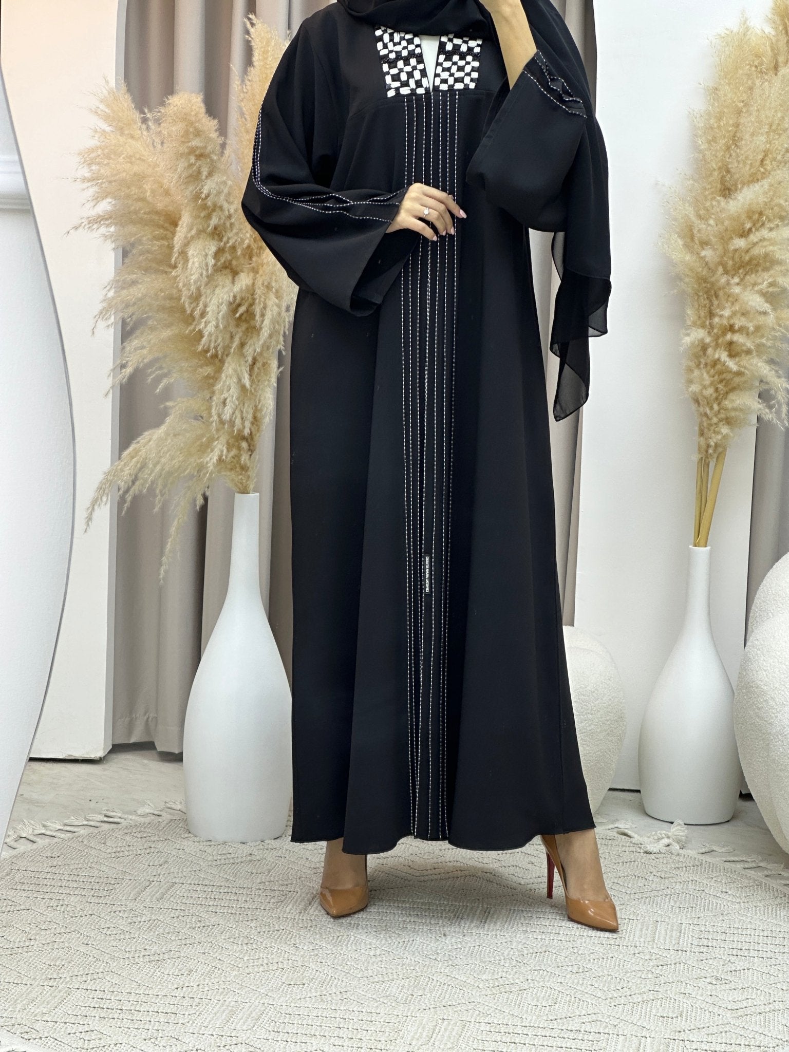 C Ramadan Black Eid Abaya 54