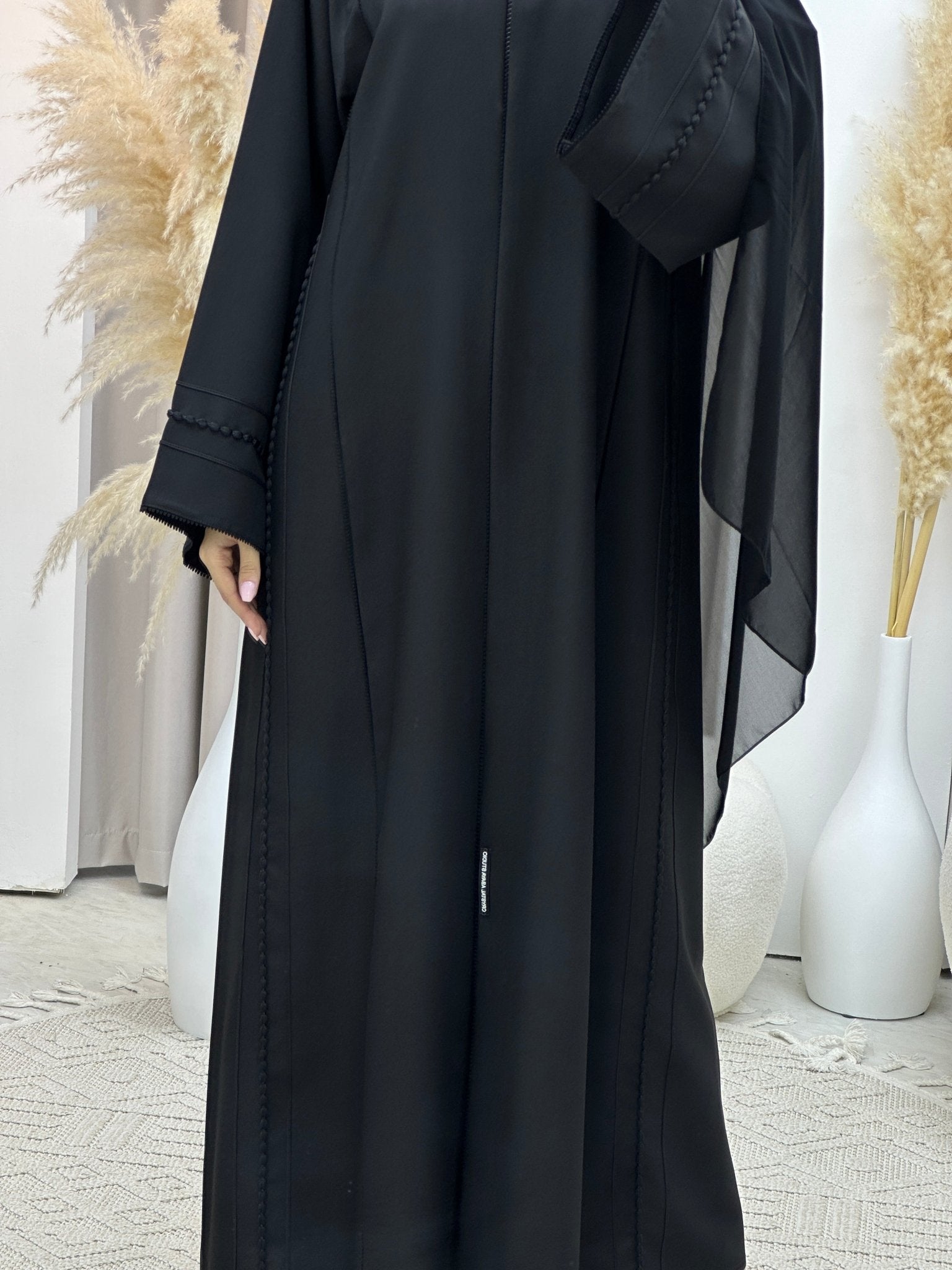 C Ramadan Black Eid Abaya 56