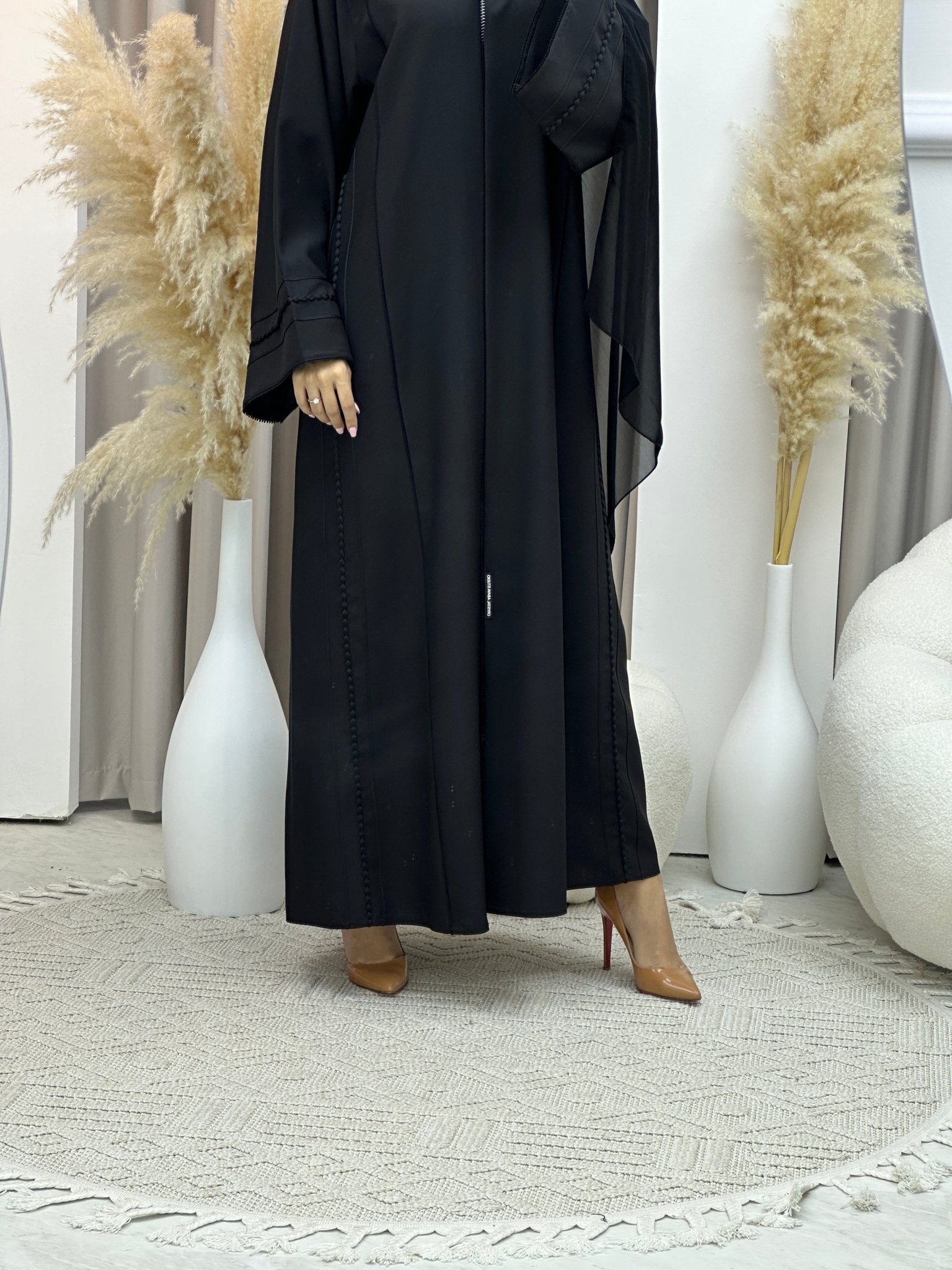 C Ramadan Black Eid Abaya 56