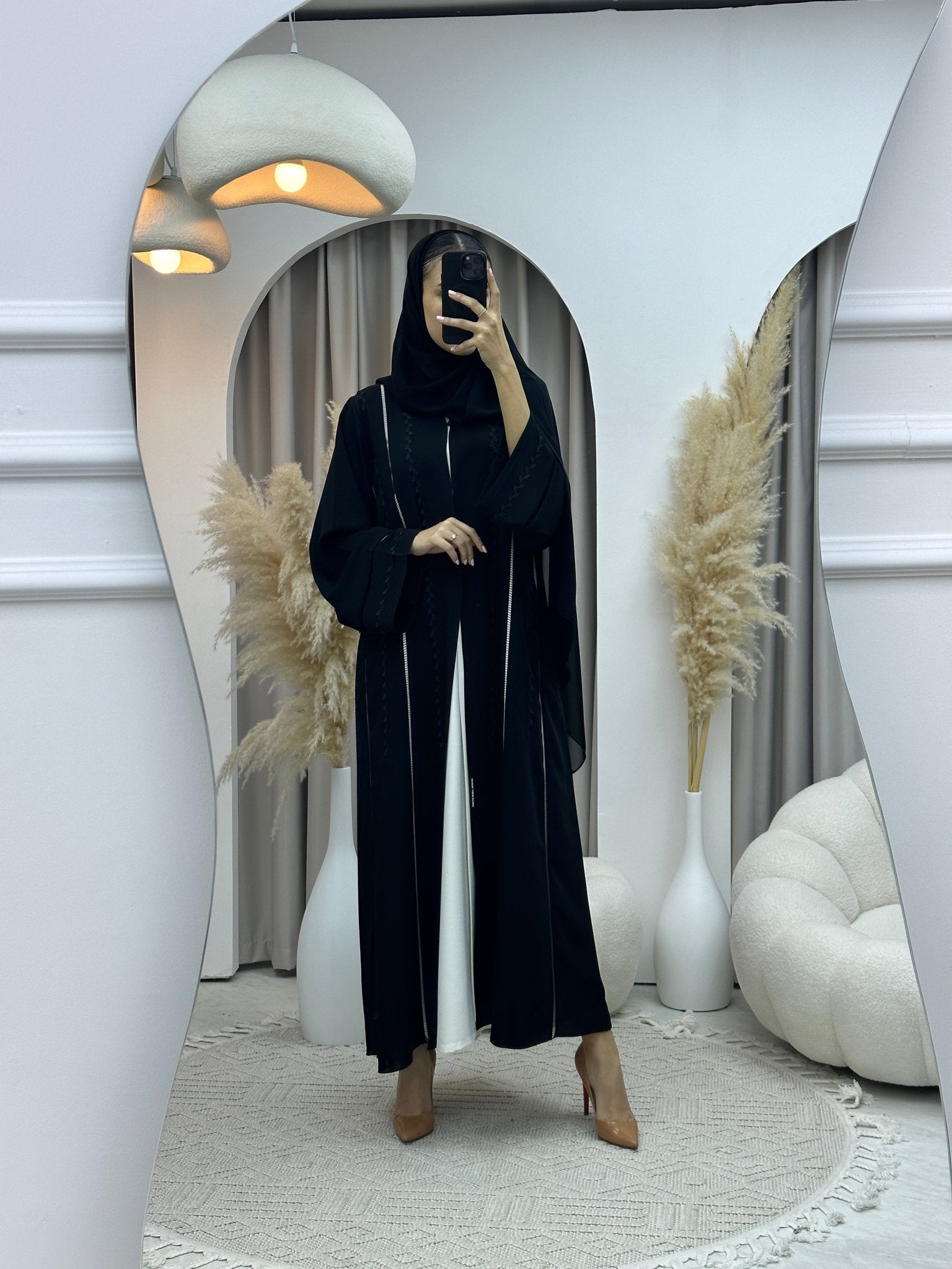 C Ramadan Black Eid Abaya 57