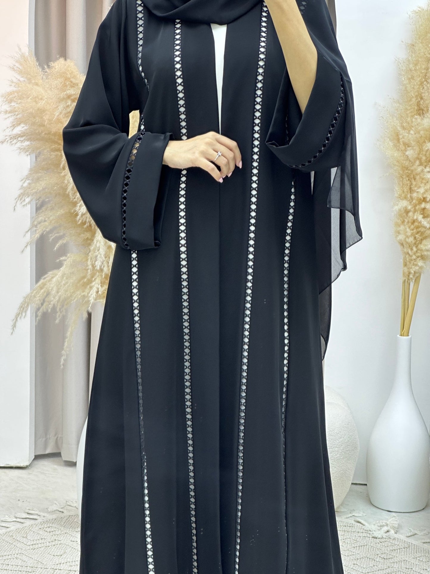 C Ramadan Black Eid Abaya 60