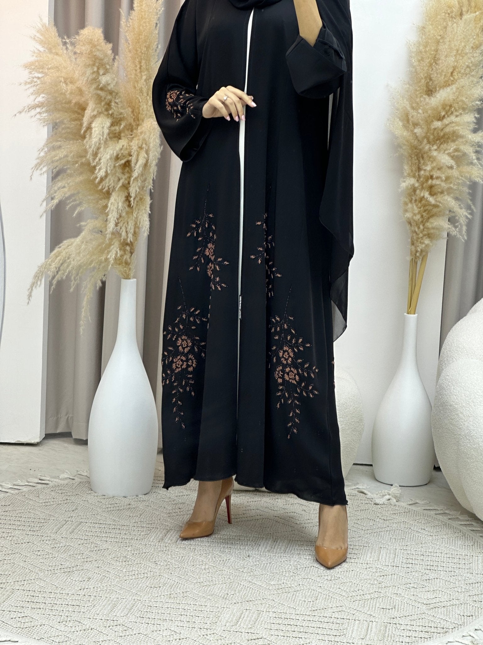 C Ramadan Black Eid Abaya 63