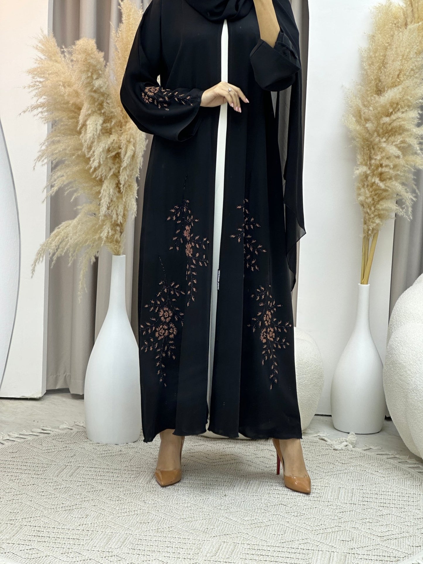 C Ramadan Black Eid Abaya 63