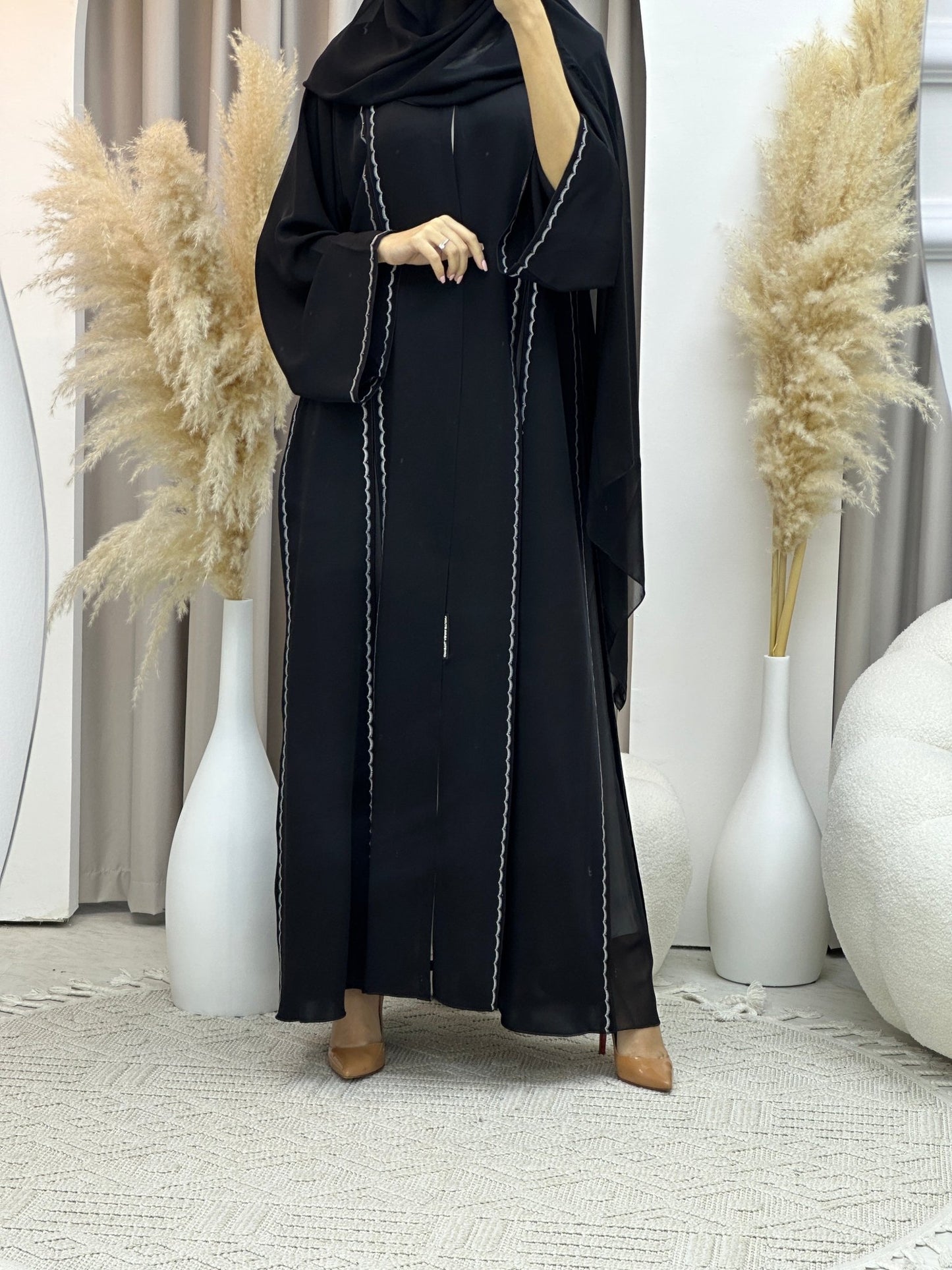 C Ramadan Black Eid Abaya 69