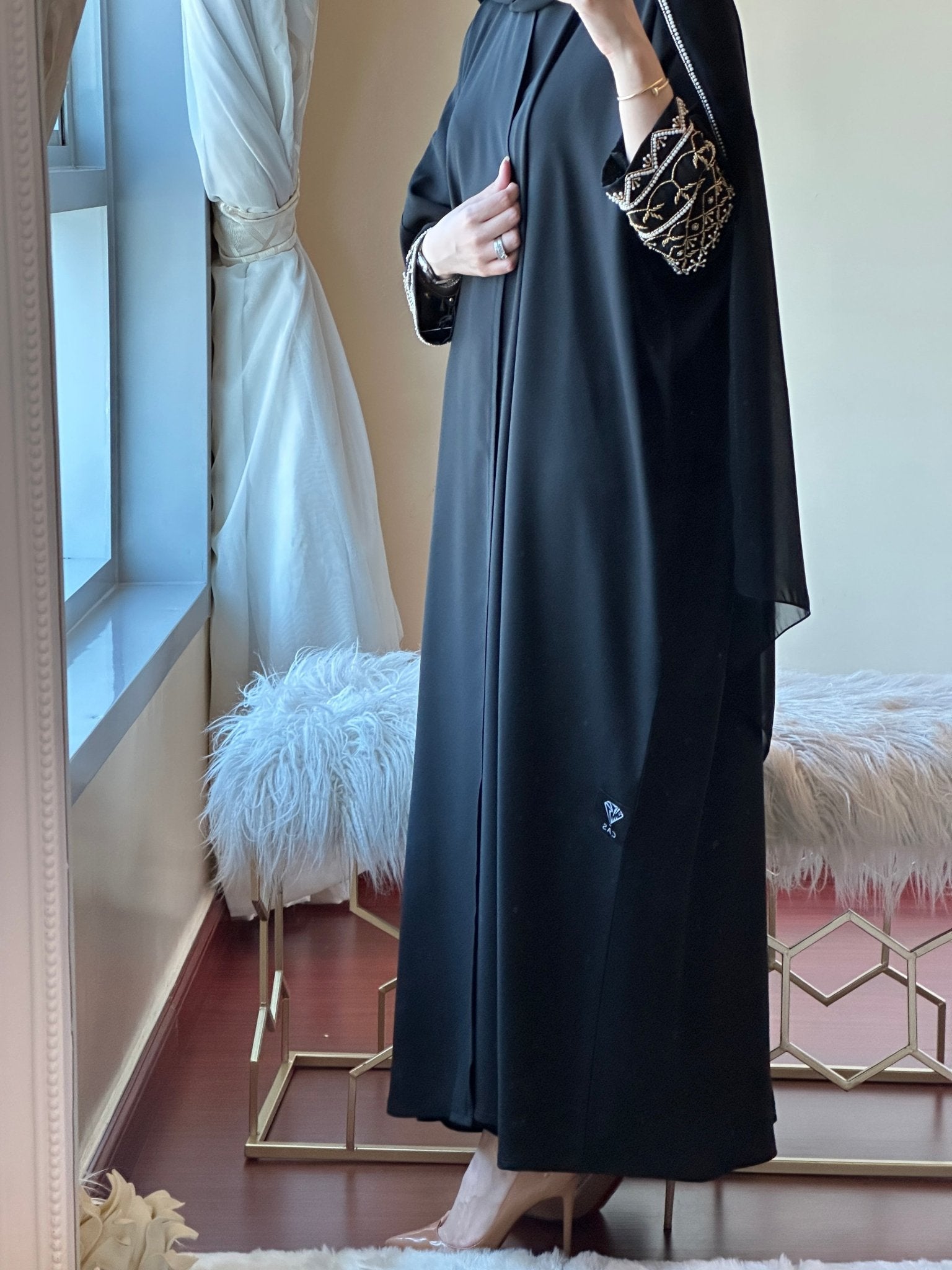 C - Ramadan - Eid - Black - Abaya - 19