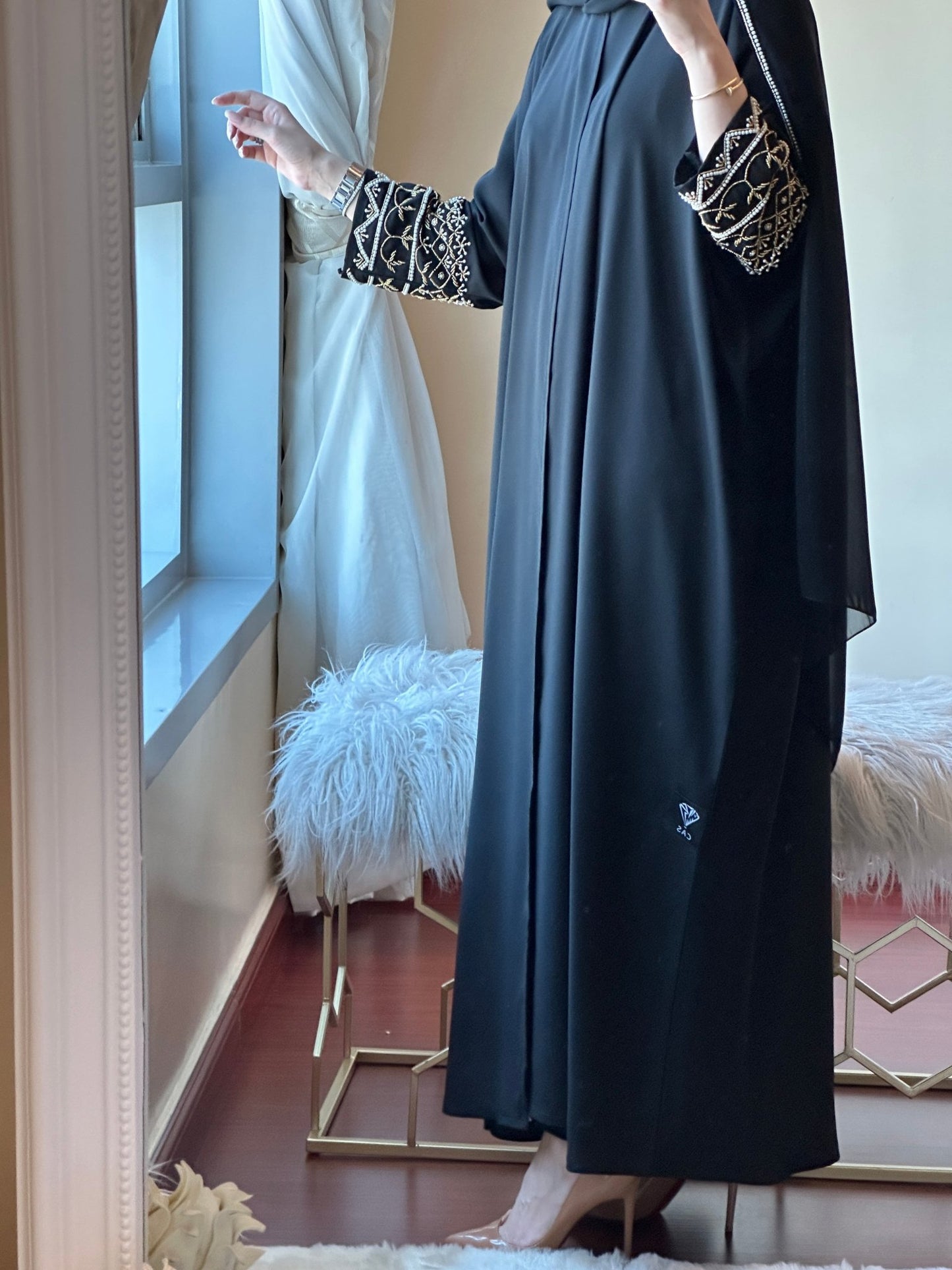 C - Ramadan - Eid - Black - Abaya - 19