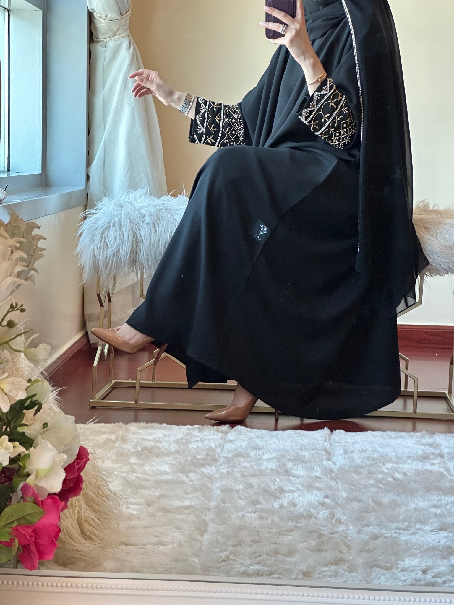 C - Ramadan - Eid - Black - Abaya - 19