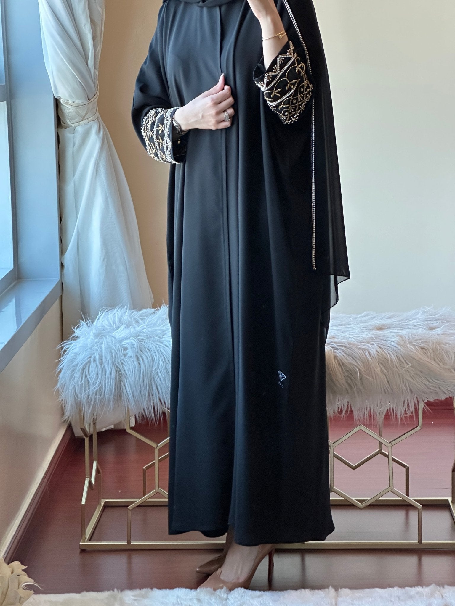 C - Ramadan - Eid - Black - Abaya - 19