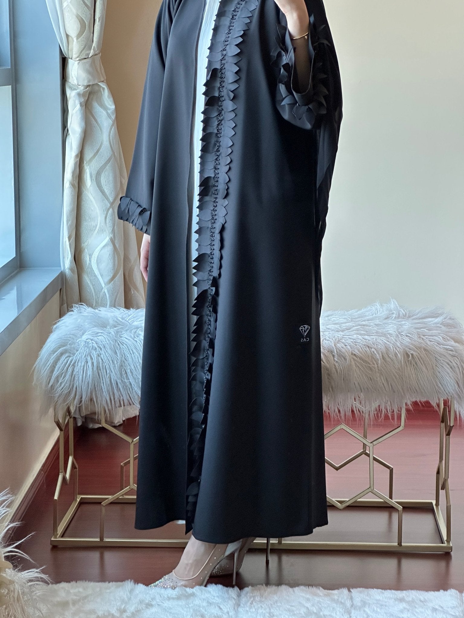 C - Ramadan Eid Black Abaya 22