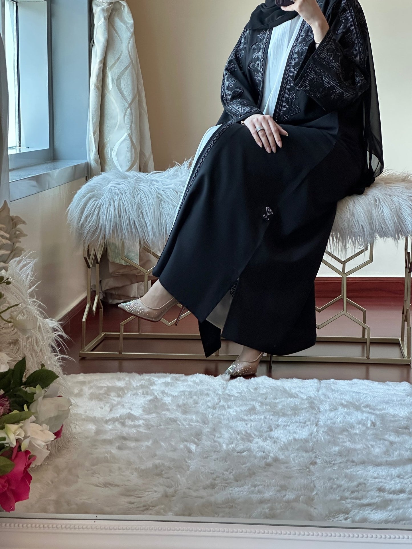 C - Ramadan - Eid - Black - Abaya - 23