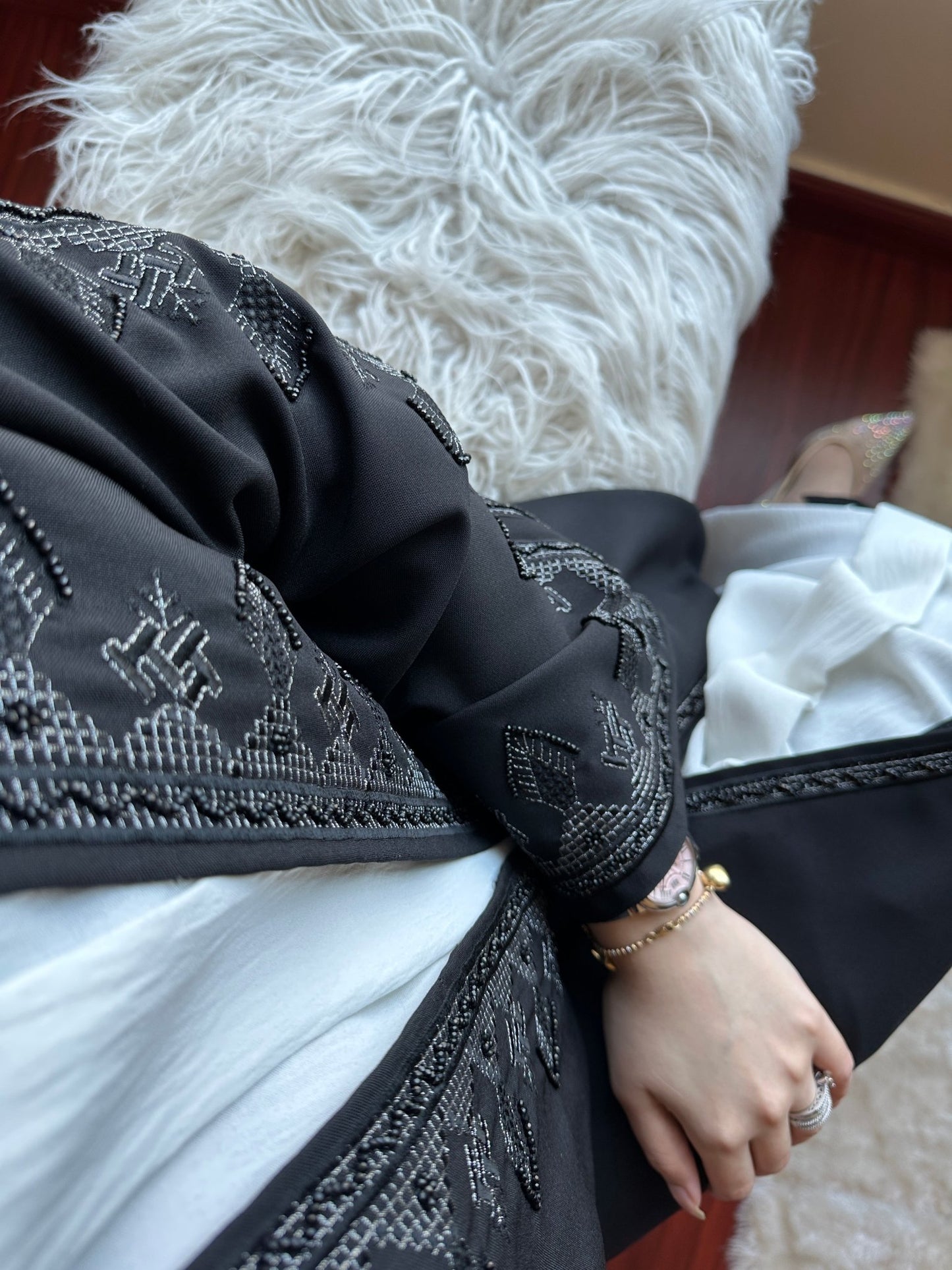 C - Ramadan - Eid - Black - Abaya - 23