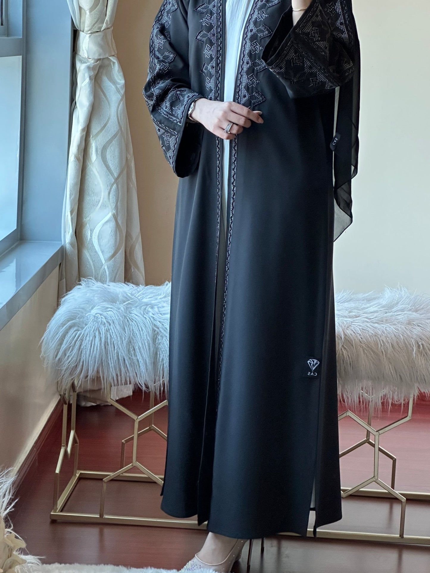 C - Ramadan - Eid - Black - Abaya - 23