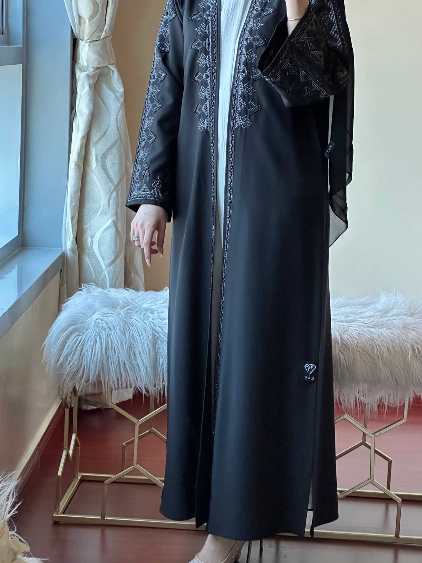 C - Ramadan - Eid - Black - Abaya - 23