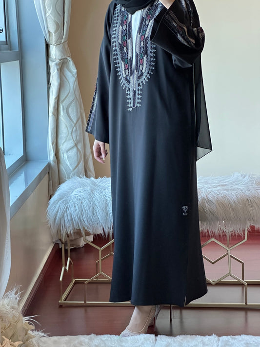 C - Ramadan - Eid - Black - Abaya - 24