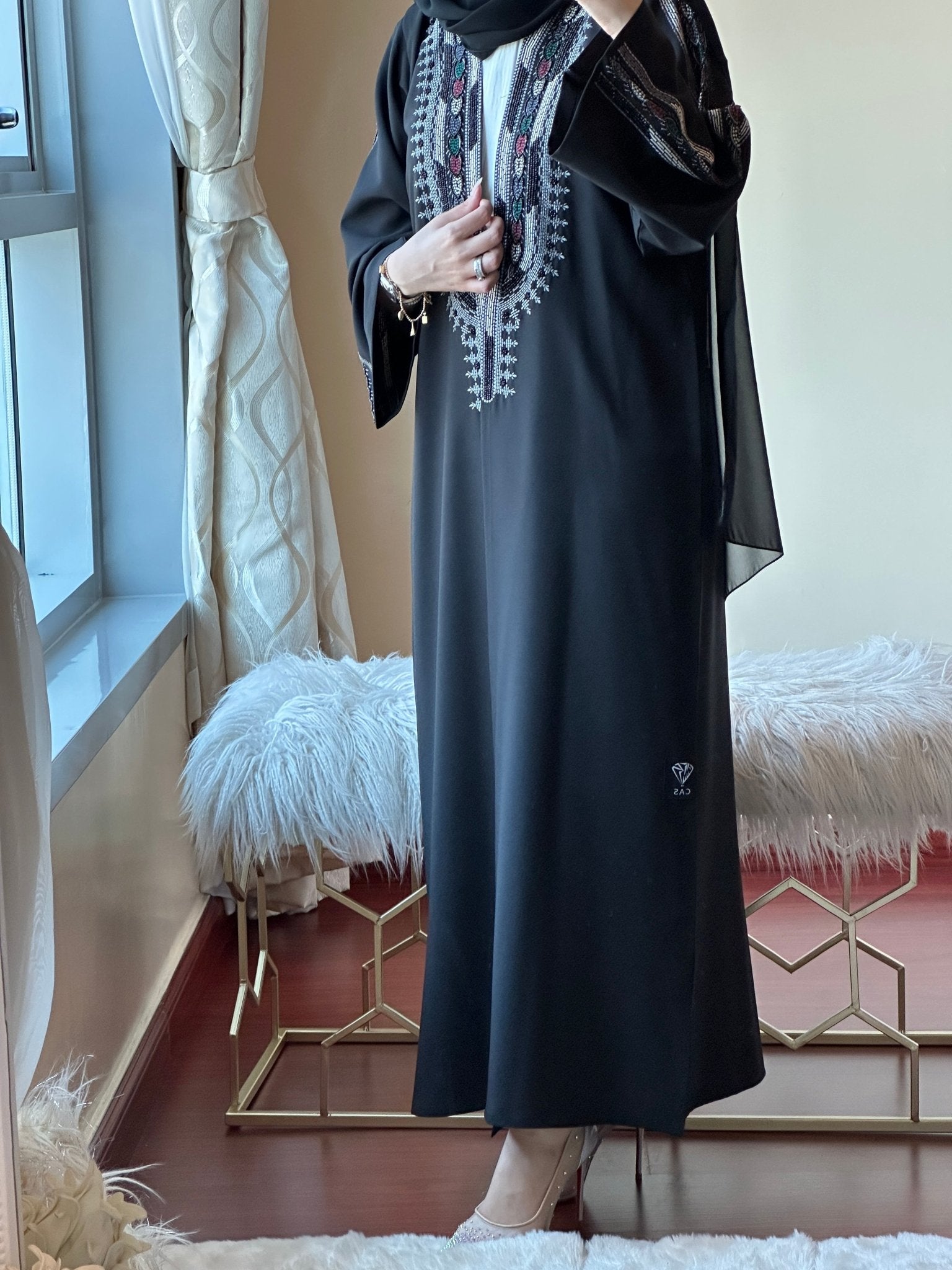 C - Ramadan - Eid - Black - Abaya - 24