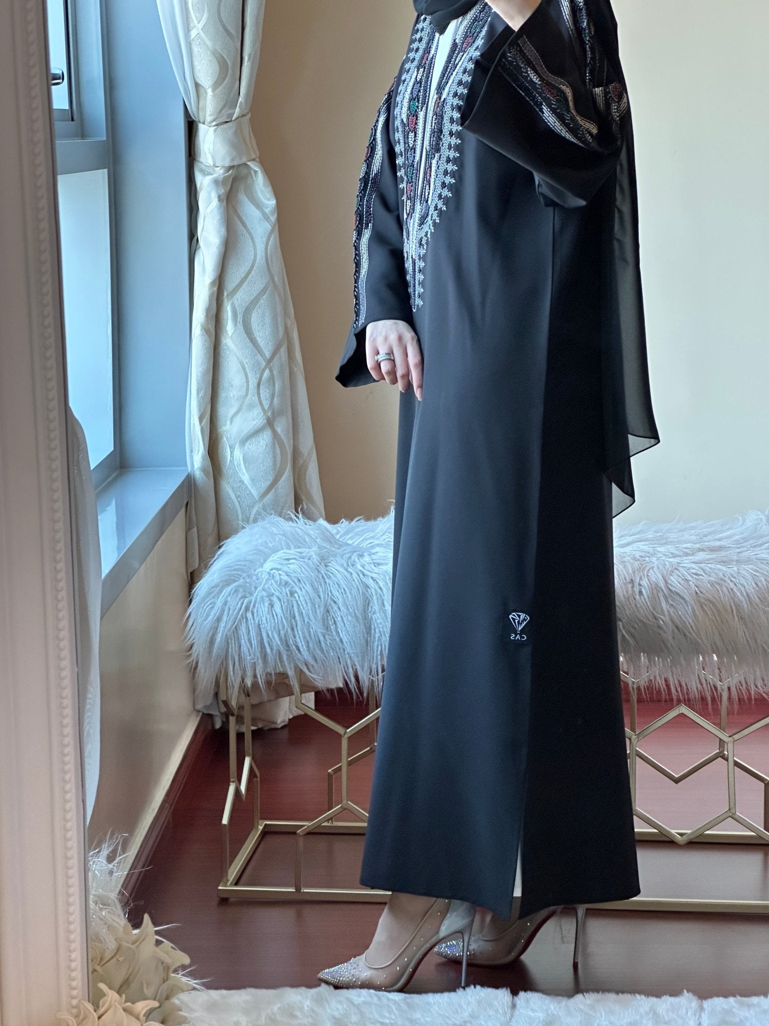 C - Ramadan - Eid - Black - Abaya - 24