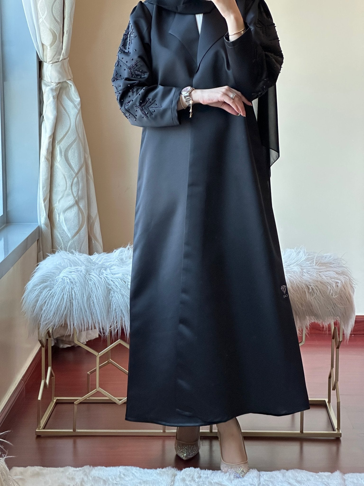 C - Ramadan - Eid - Black - Abaya - 26