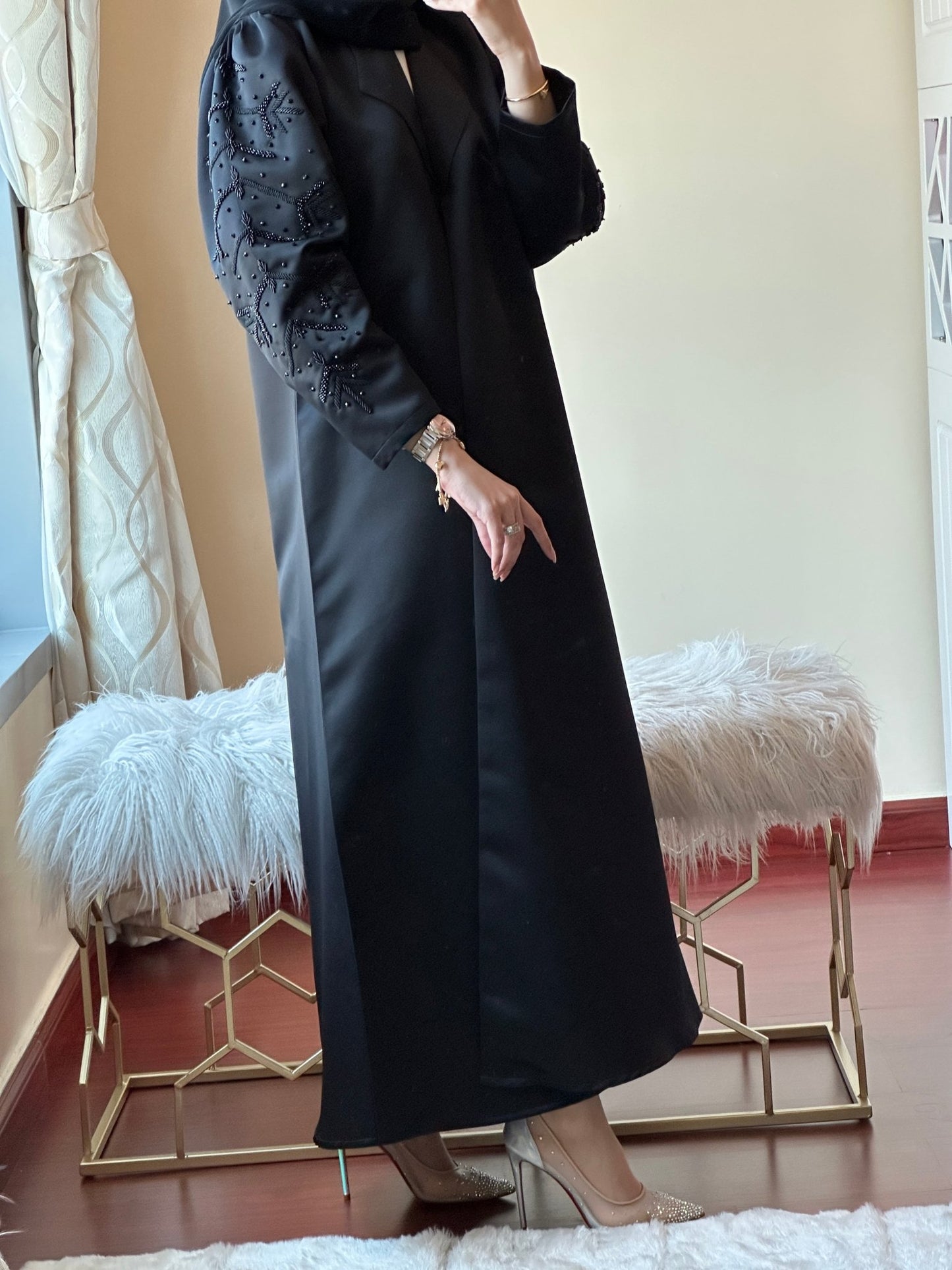 C - Ramadan - Eid - Black - Abaya - 26