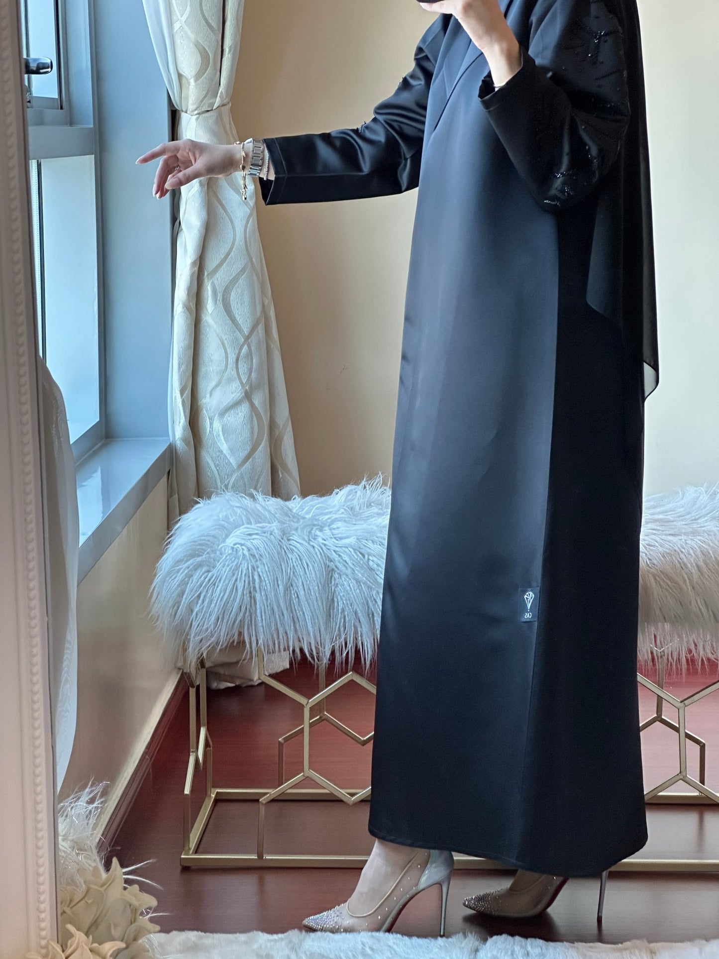 C - Ramadan - Eid - Black - Abaya - 26