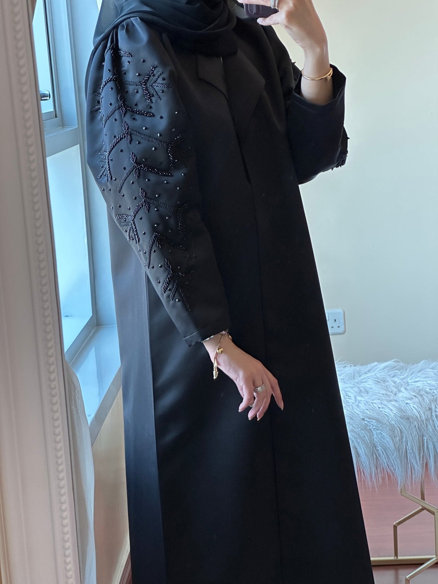 C - Ramadan - Eid - Black - Abaya - 26